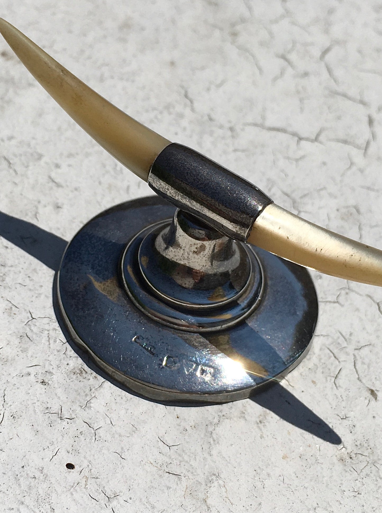 Antique Sterling Silver Ring Stand