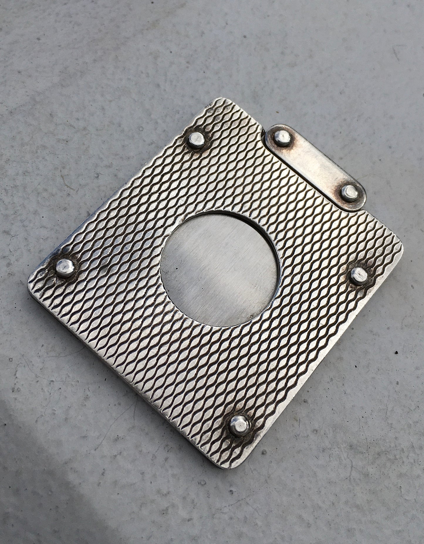 Vintage Sterling Silver Burberry’s Cigar Cutter