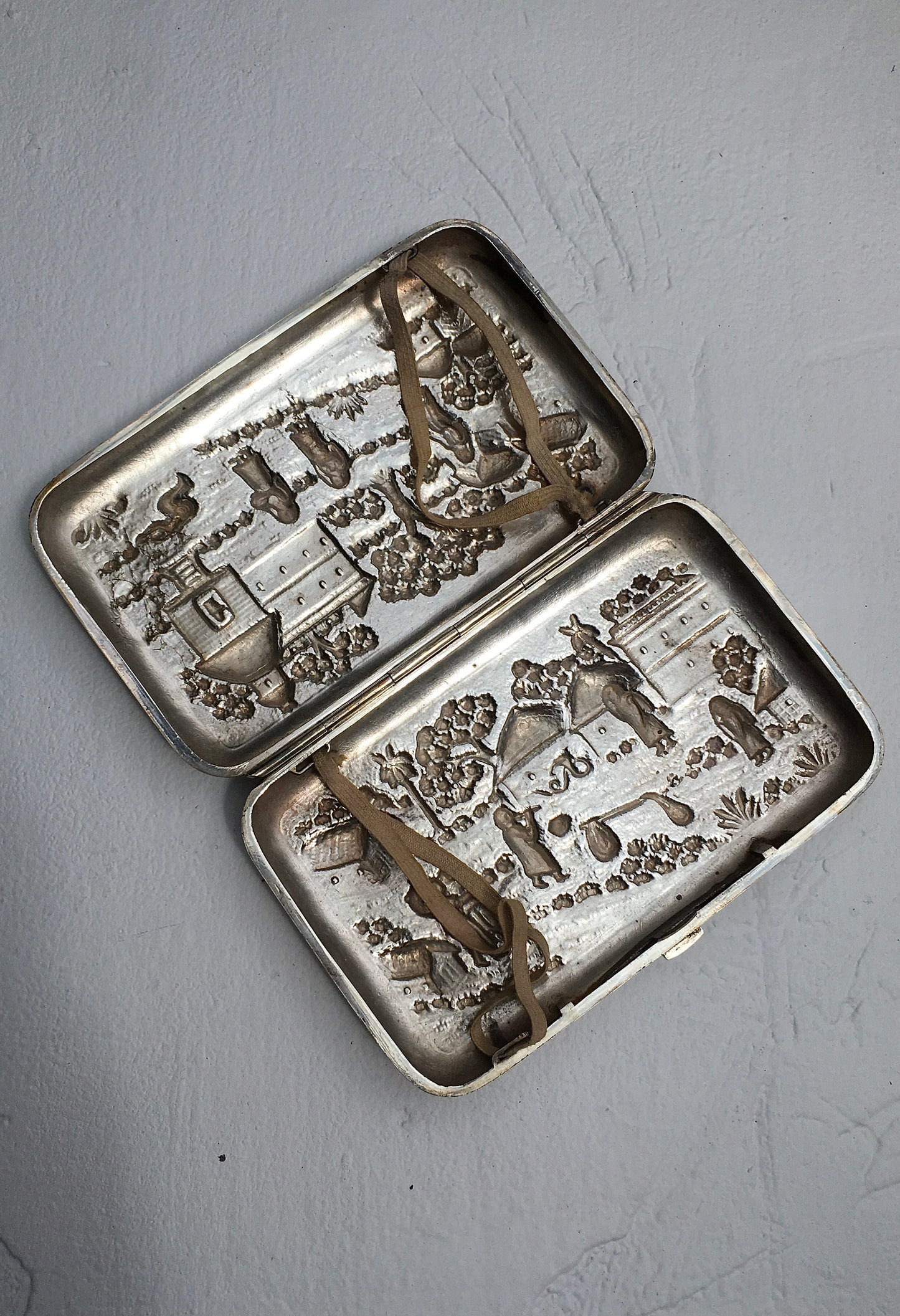 Antique Silver Cigar Case