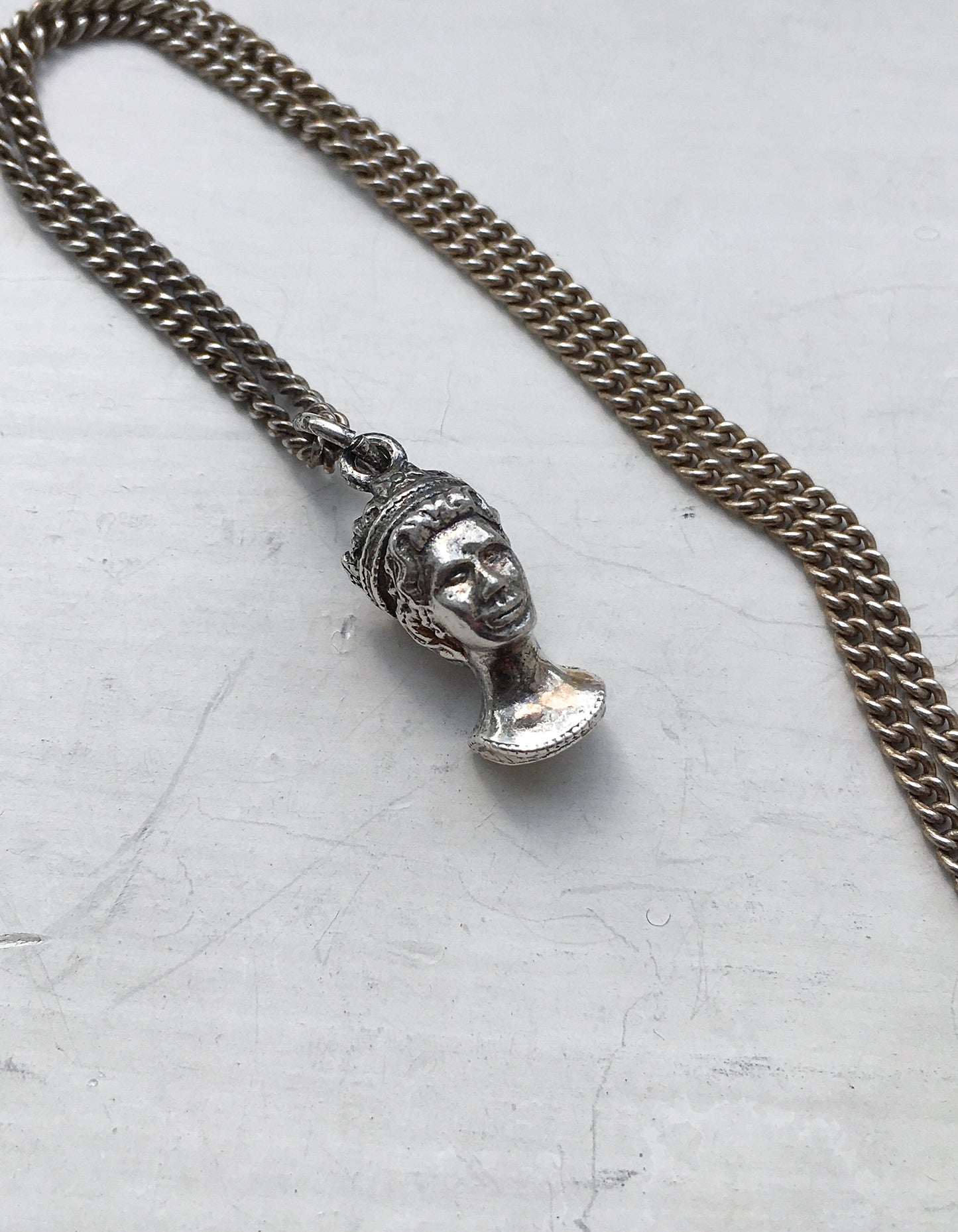 1970s Sterling Silver Jubilee Necklace