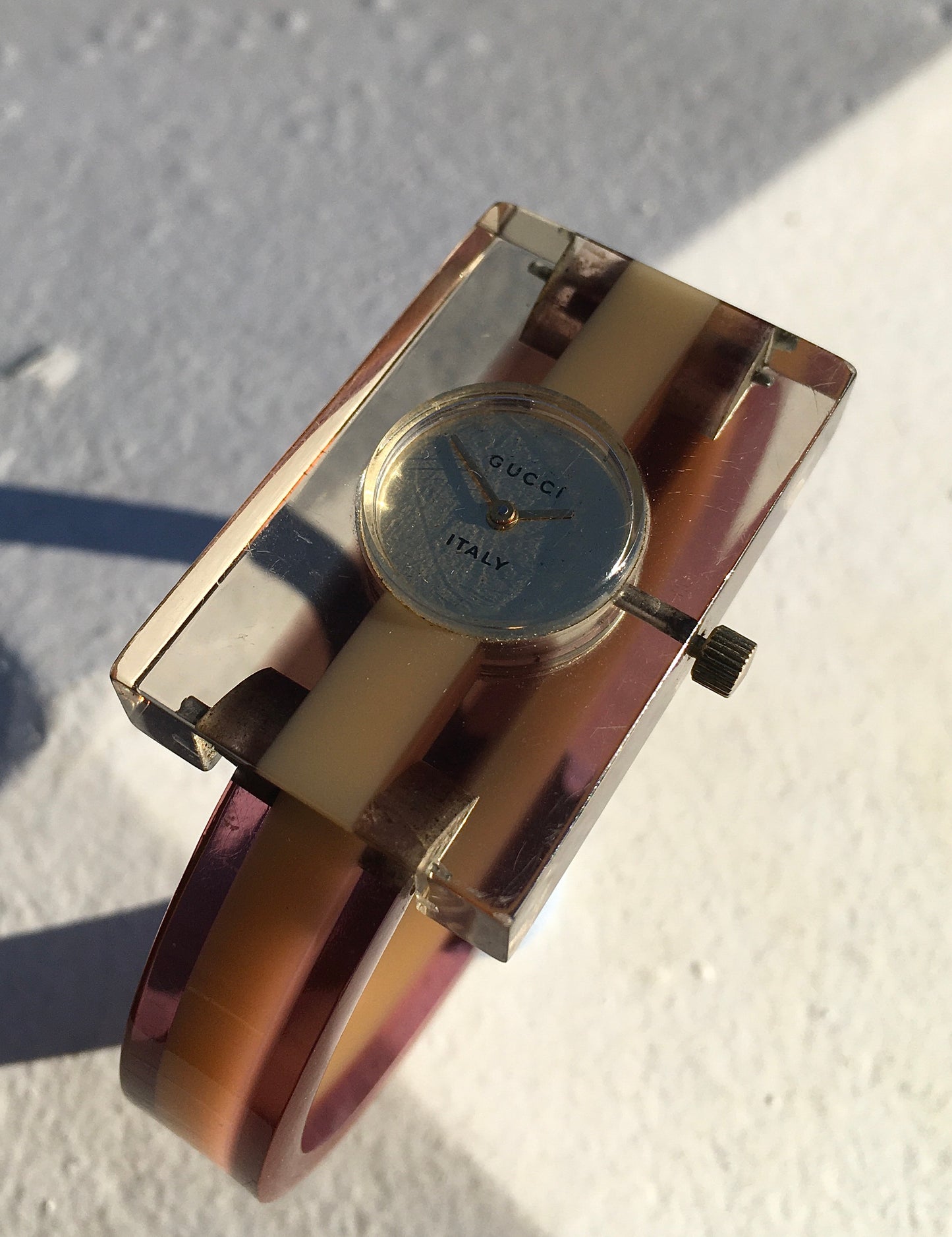 Vintage 1970s Lucite Gucci