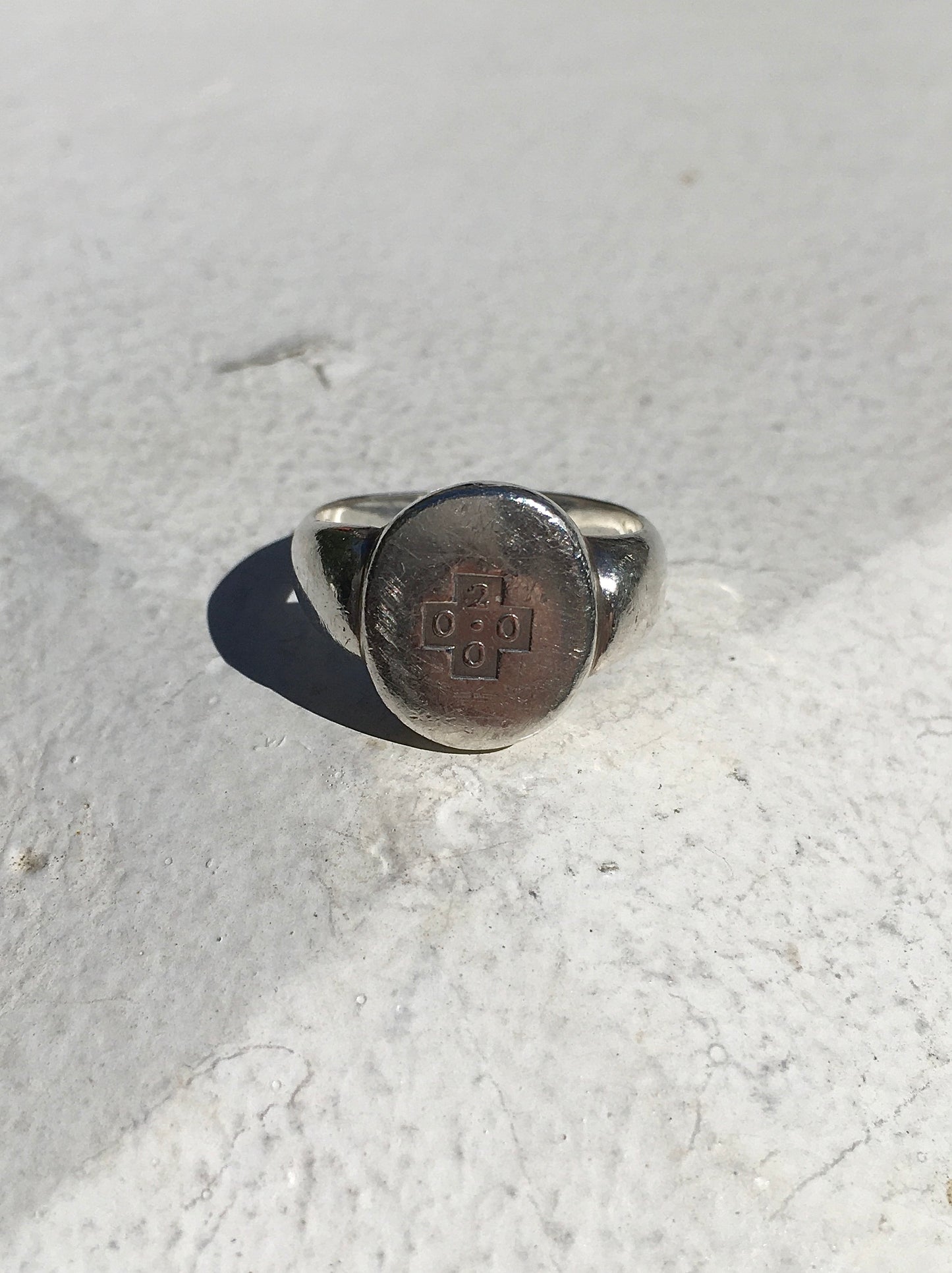 Vintage Millenium Sterling Silver Ring