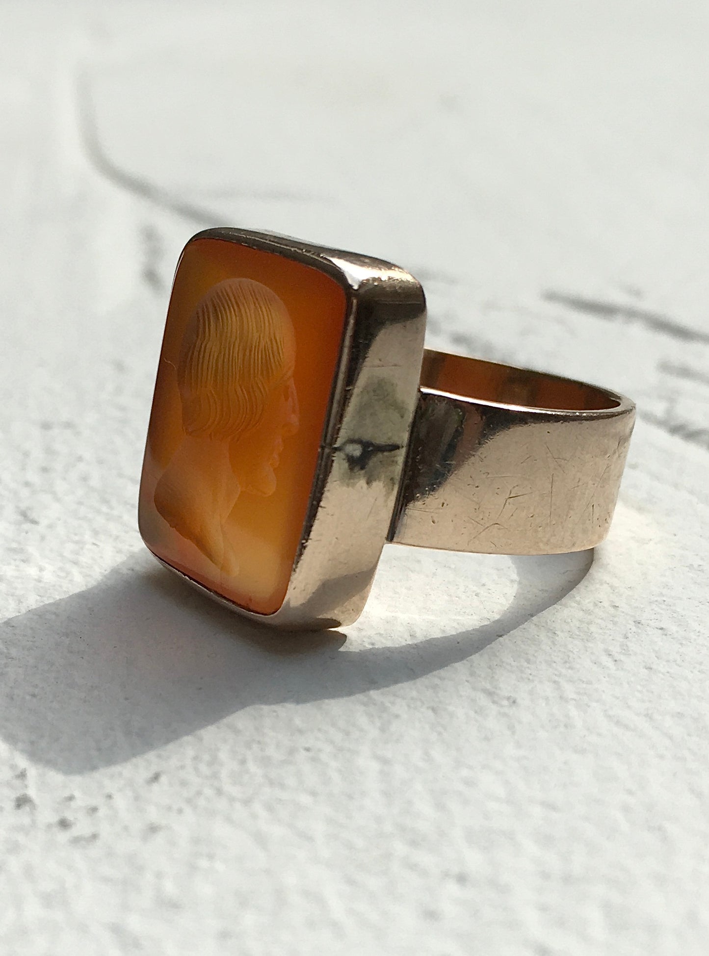 Vintage 9ct Gold Intaglio