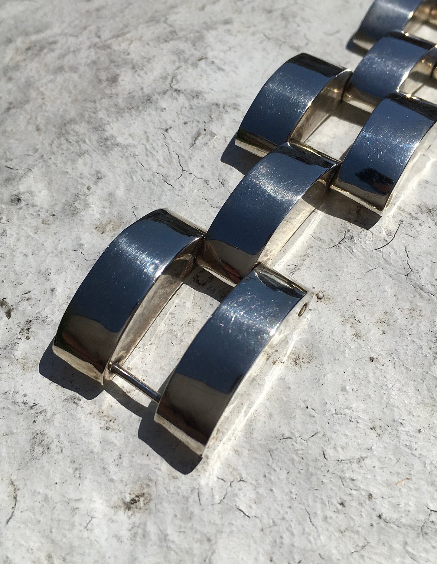 Vintage Sterling Silver Panther Bracelet