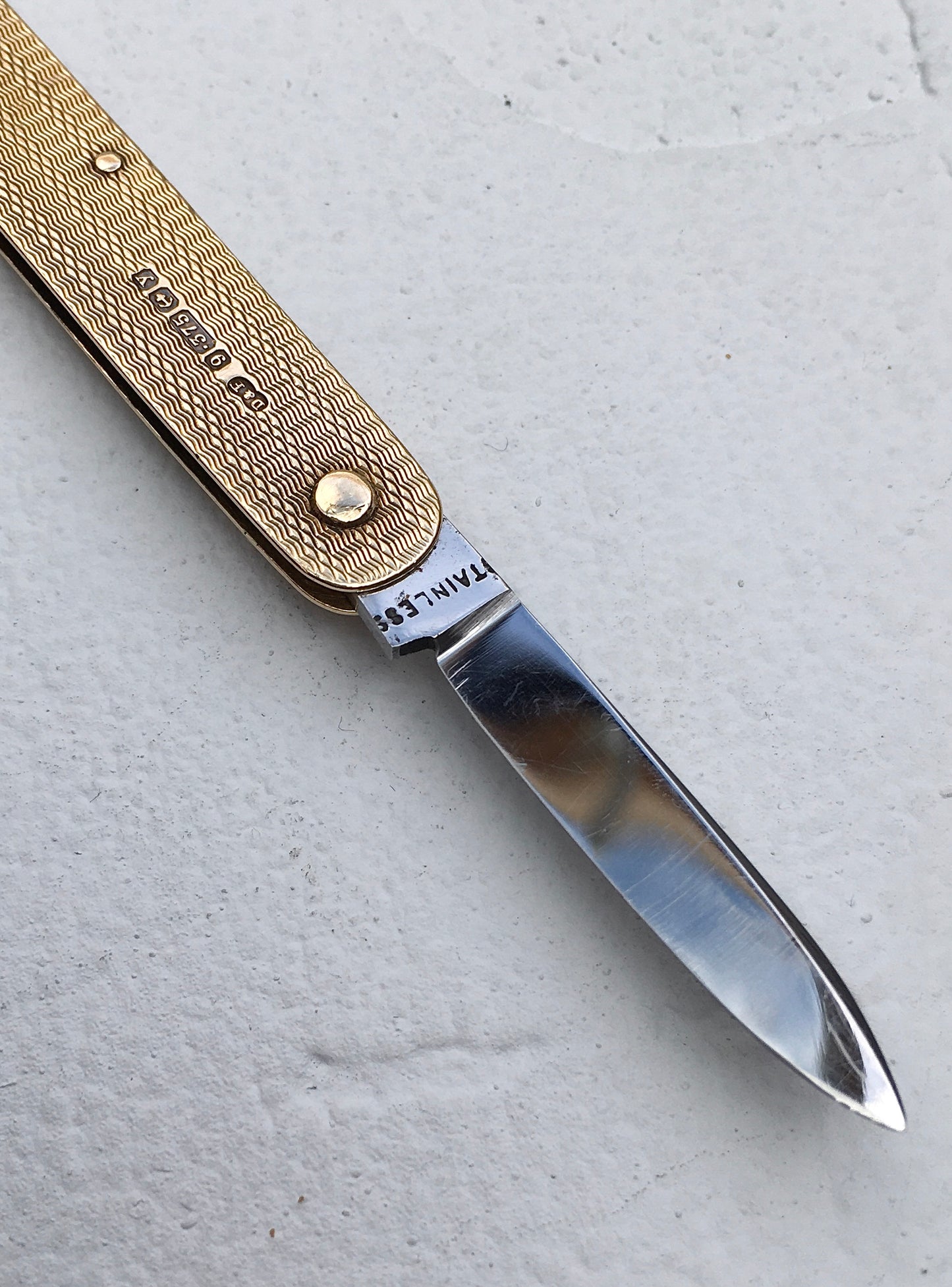 Antique Deakin & Francis 9ct Gold Pocket Knife