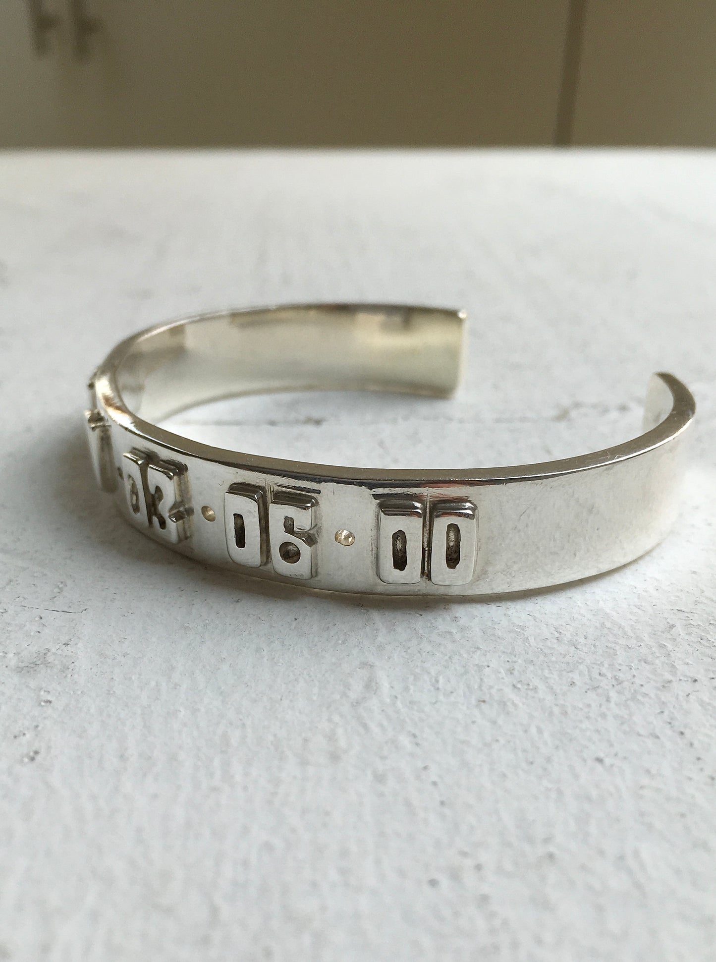 Lucky Lottery Number Bangle