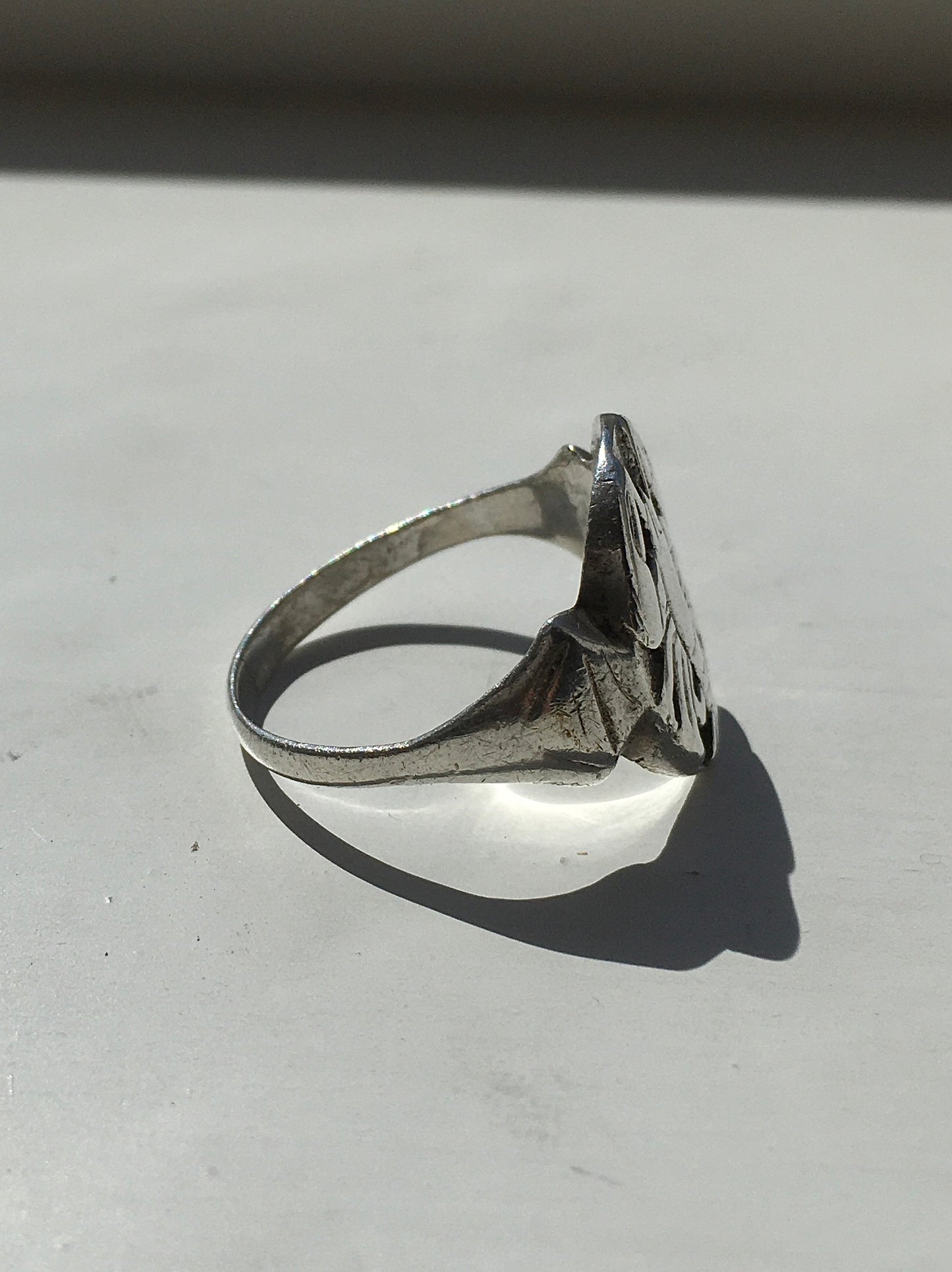Vintage Sterling Silver Zodiac Ring