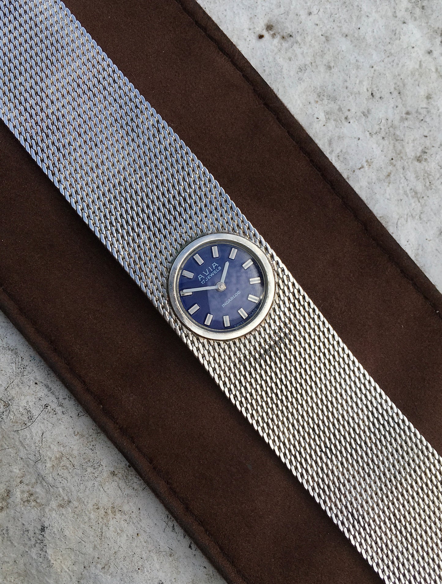 Vintage 1970s Sterling Silver Avia