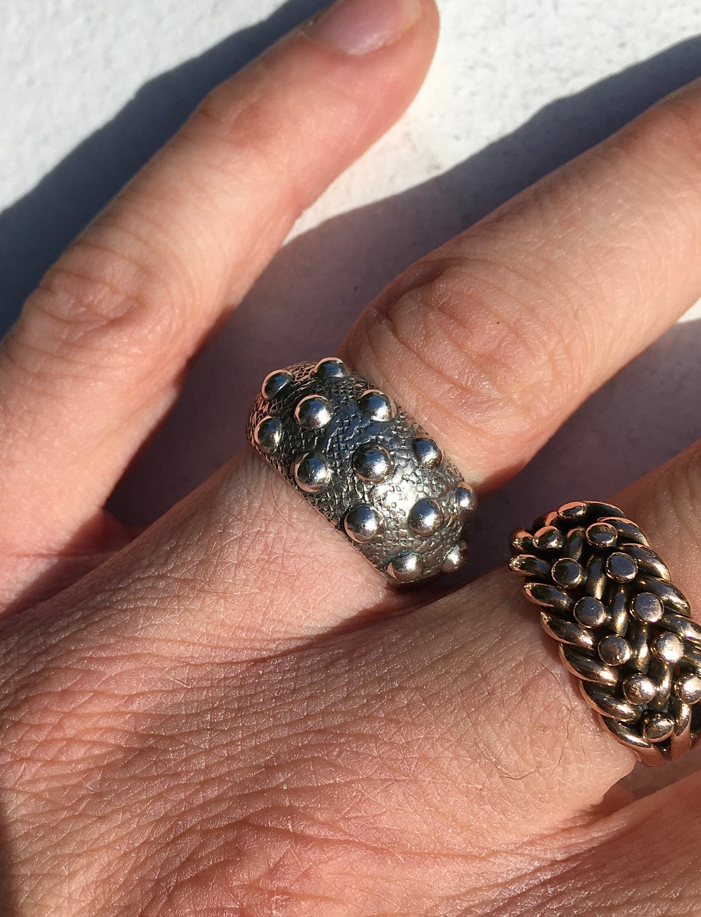 Vintage 1970s Sterling Silver Ring