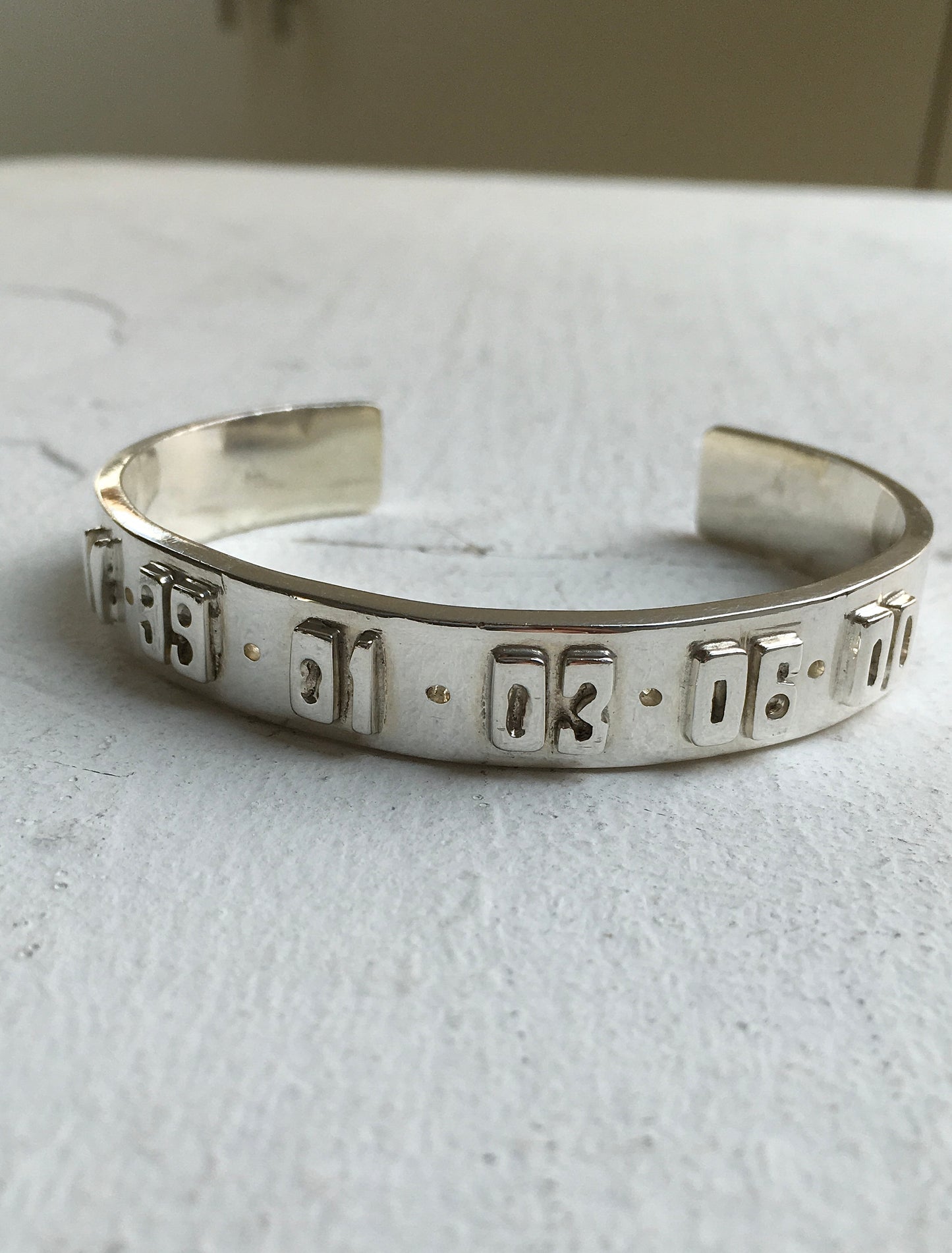 Lucky Lottery Number Bangle