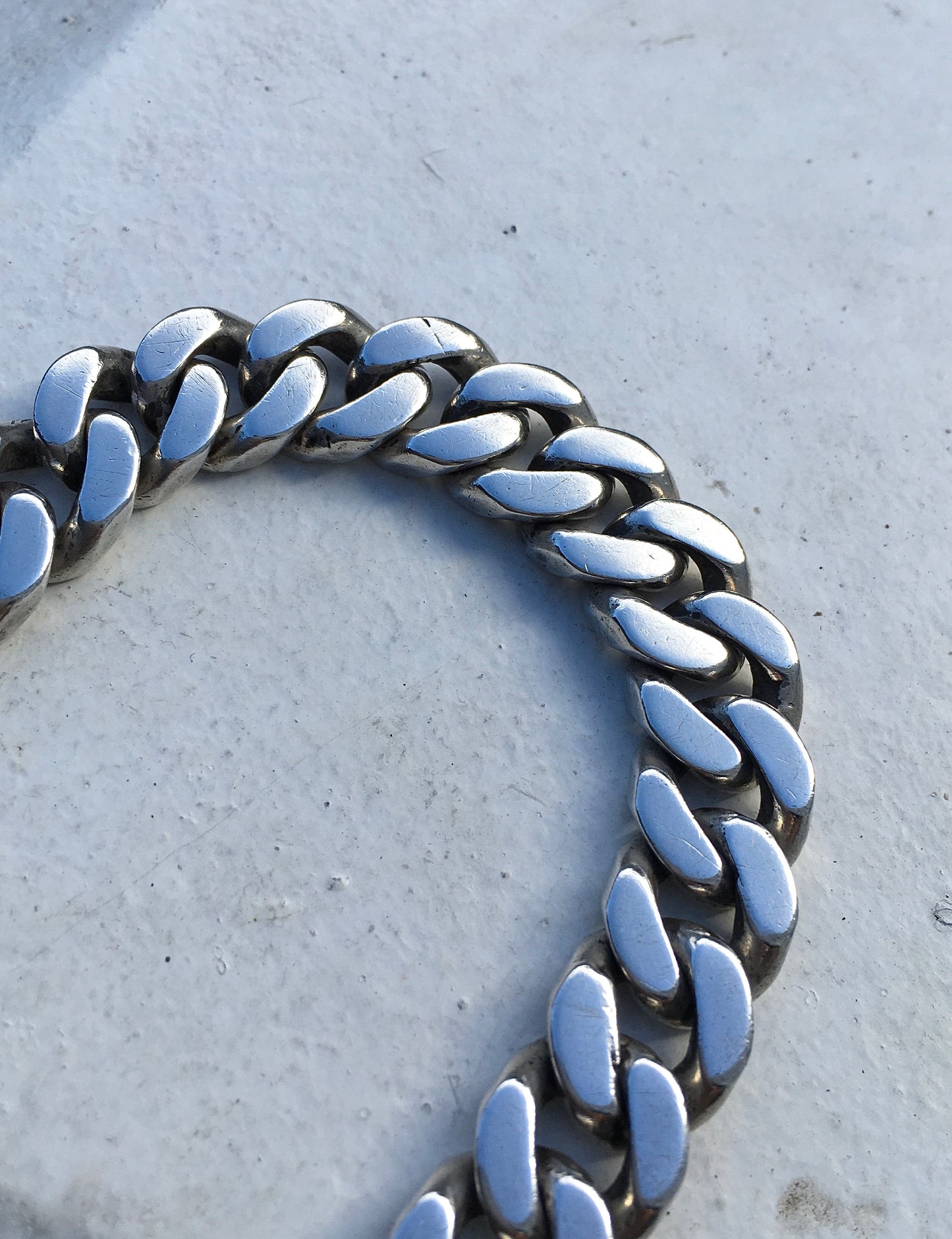 Vintage Sterling Silver Buckle Bracelet