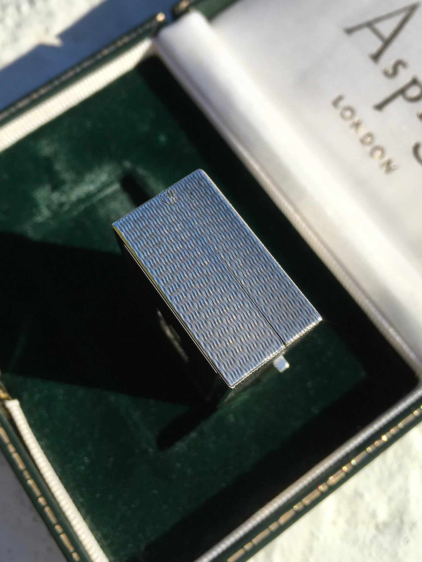 Sterling Silver Asprey Elizabeth II Pill Box