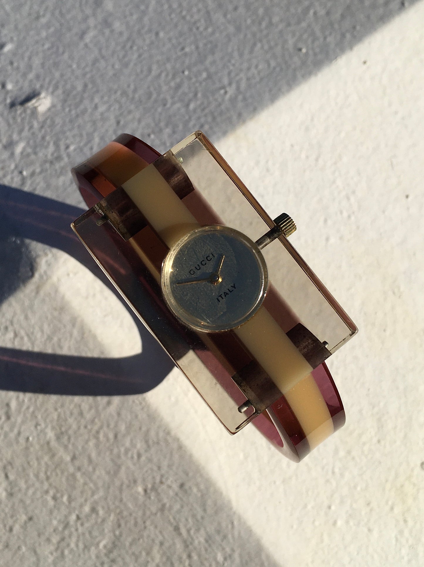 Vintage 1970s Lucite Gucci