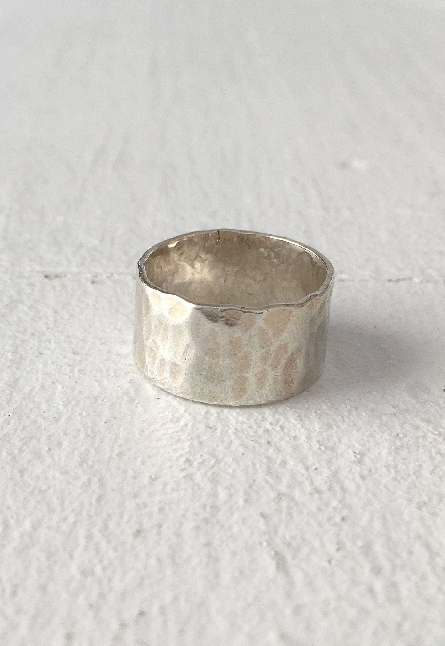 Sterling Silver Hammered Ring