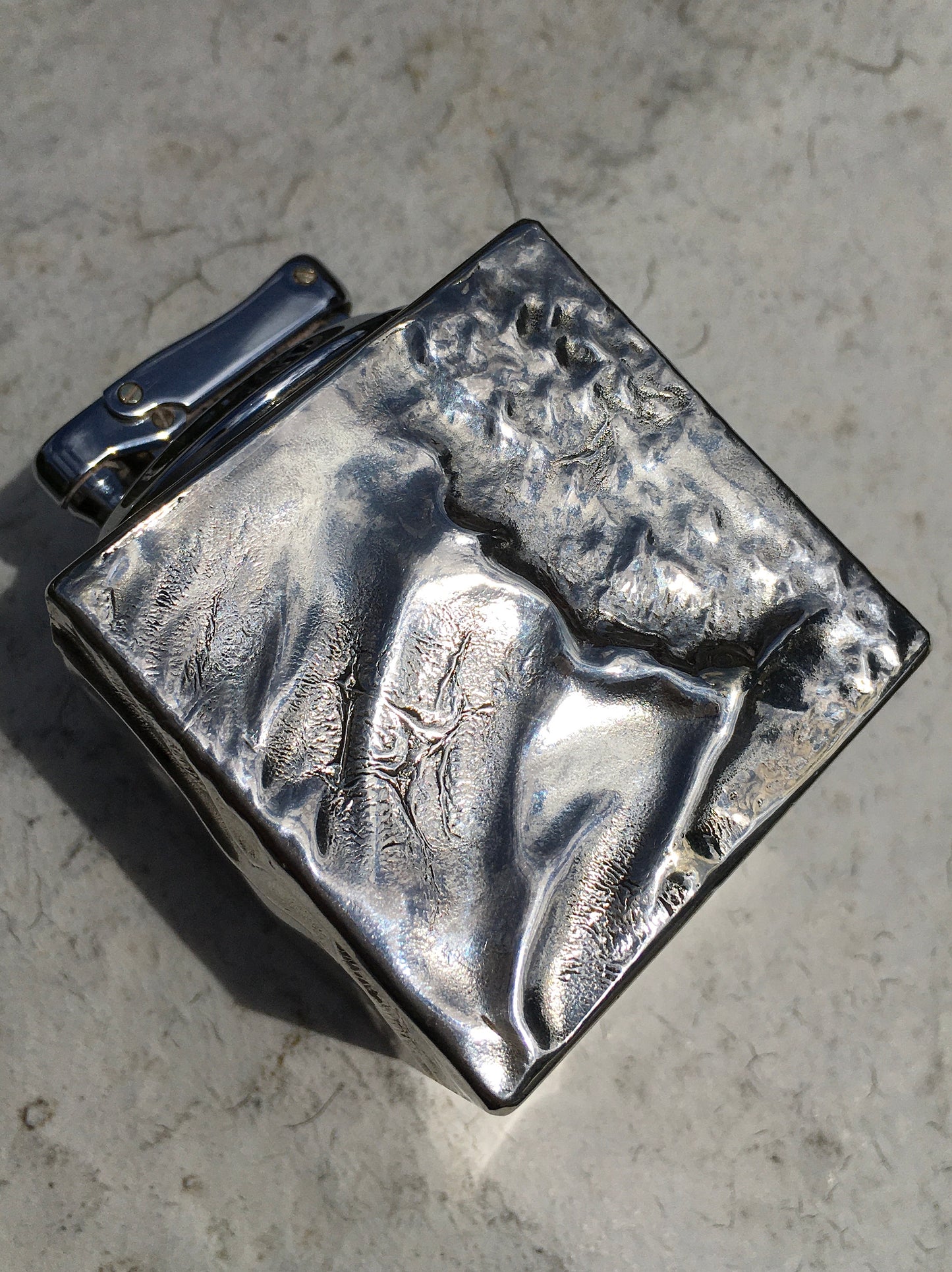 Vintage 1960s Sterling Silver Table Lighter