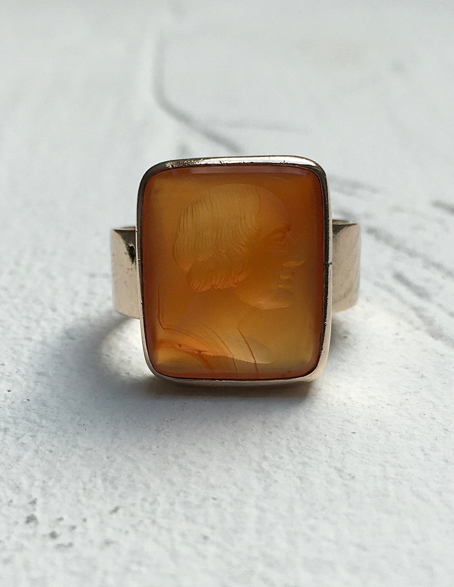 Vintage 9ct Gold Intaglio