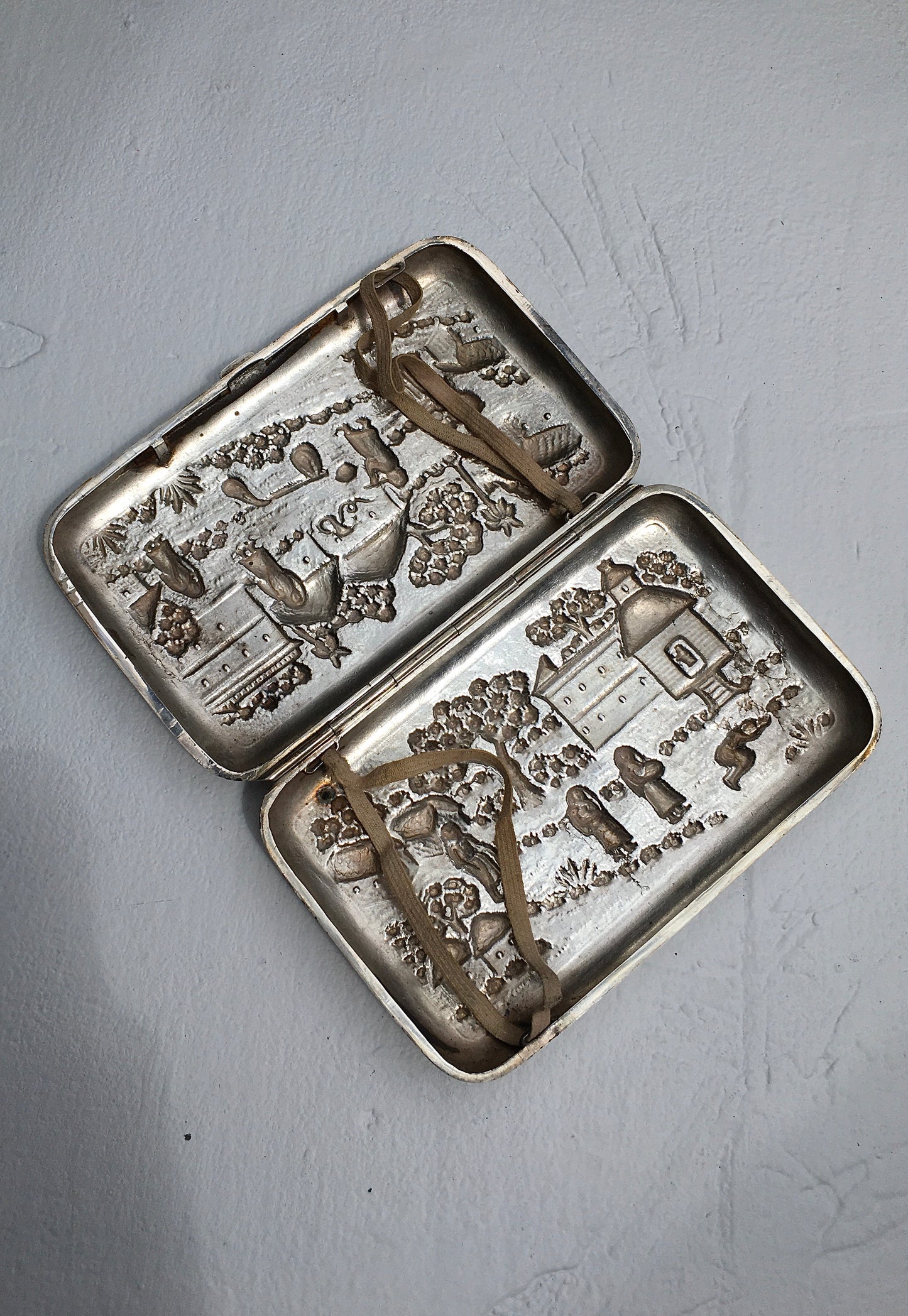 Antique Silver Cigar Case