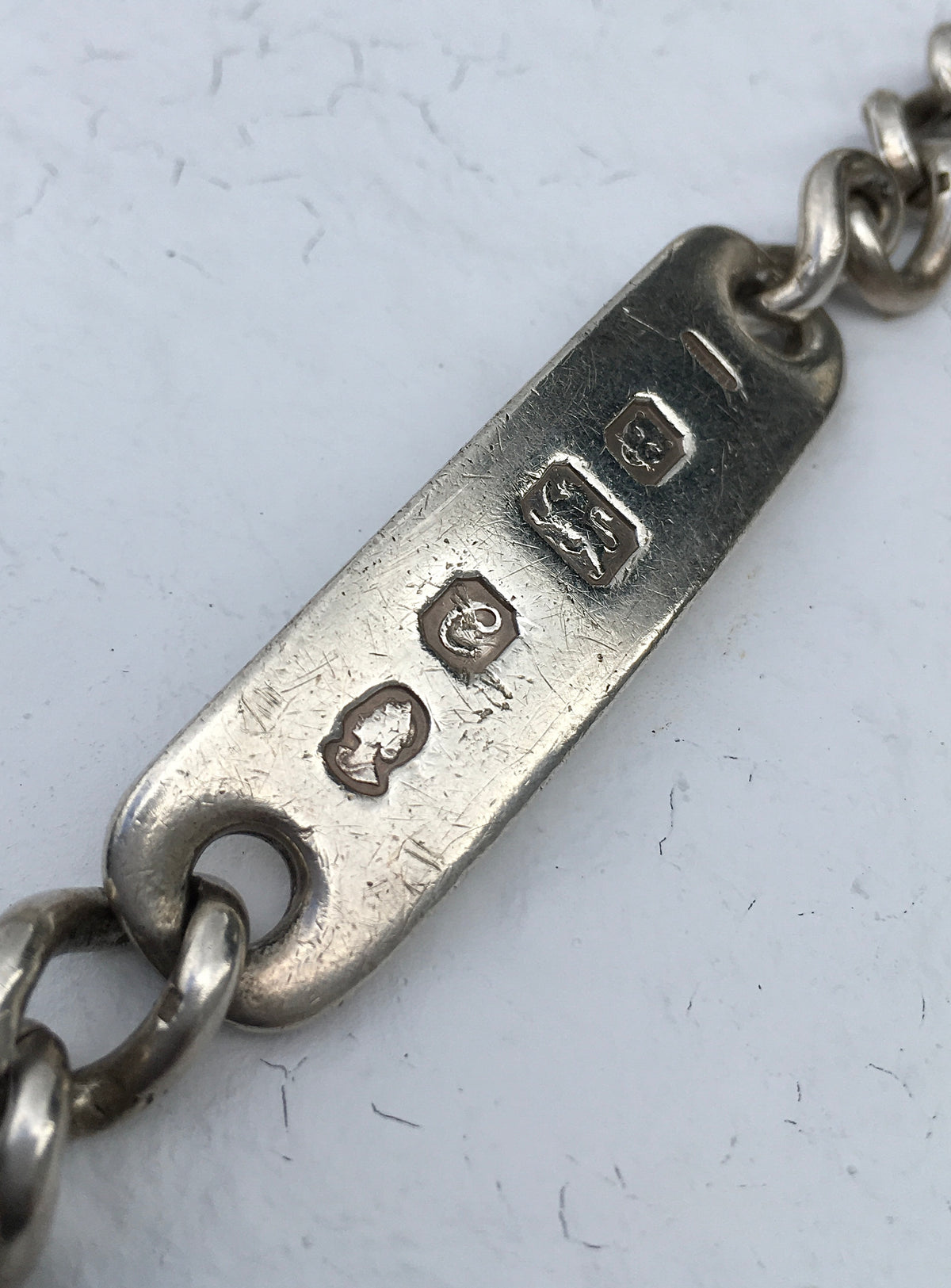 Vintage 1970s Identity Curb Link
