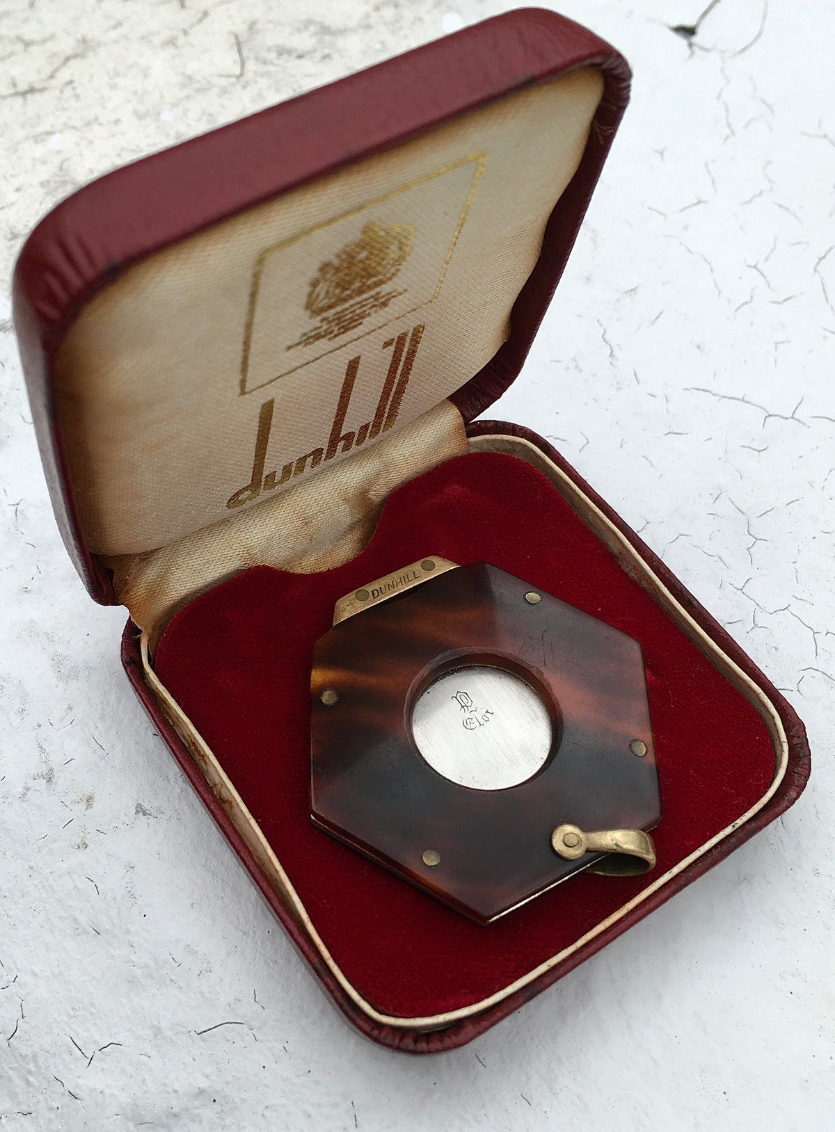 Vintage 1950s Tortoise Shell Dunhill Cigar Cutter