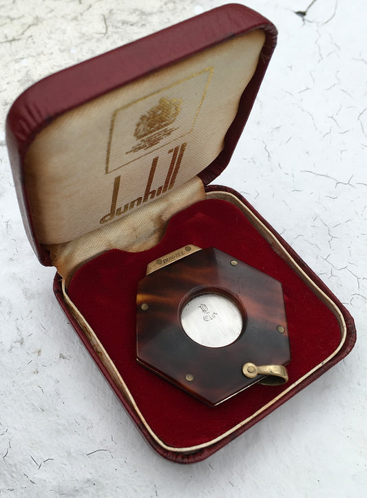 Vintage 1950s Tortoise Shell Dunhill Cigar Cutter