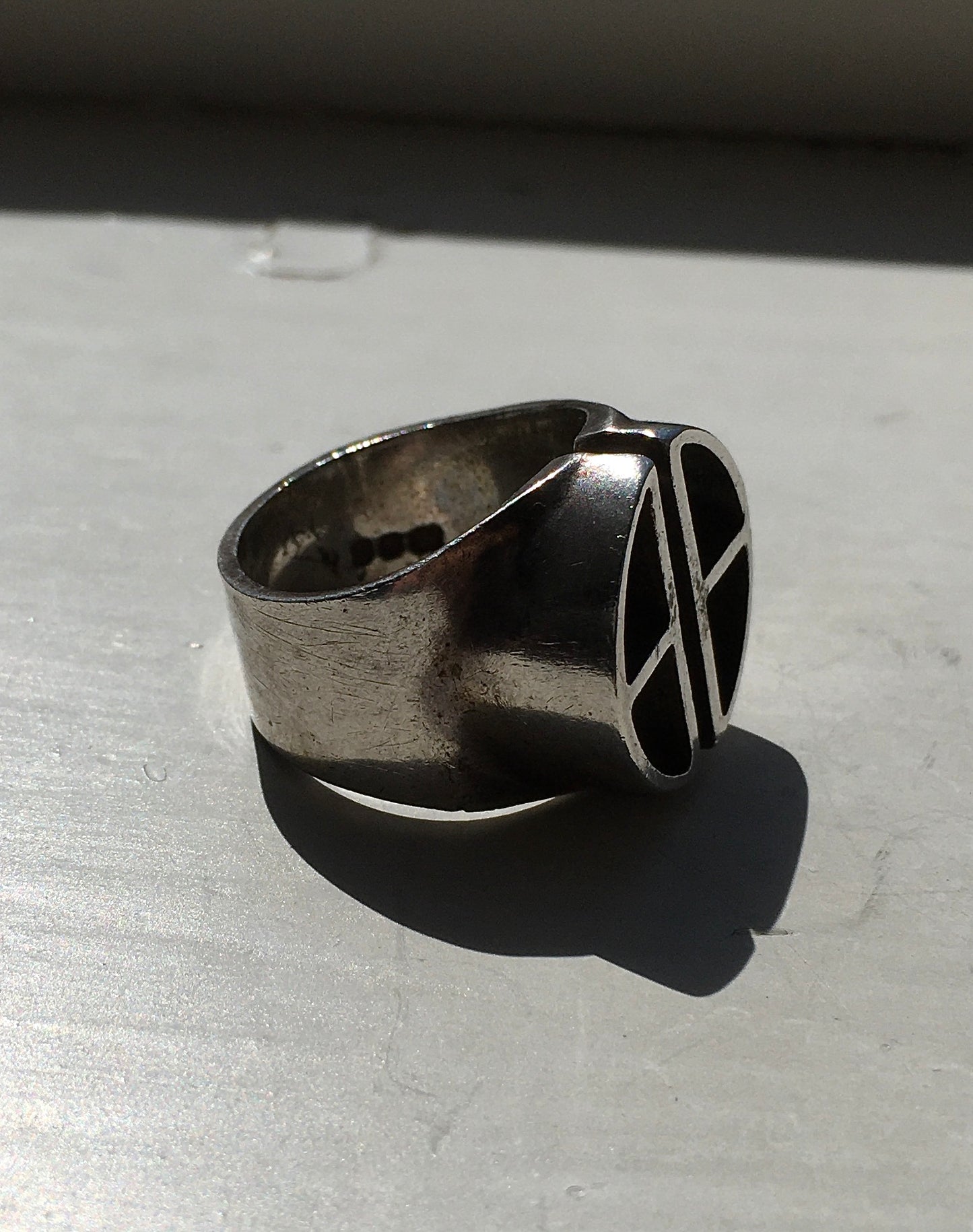 Vintage 1960s Sterling Silver Ring