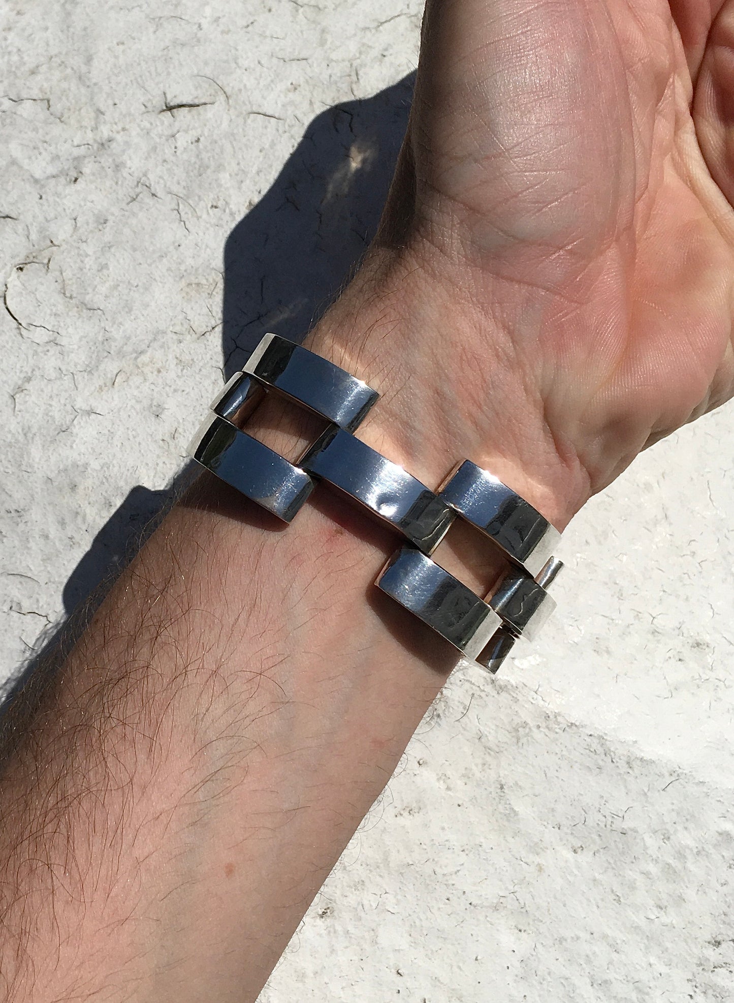 Vintage Sterling Silver Panther Bracelet