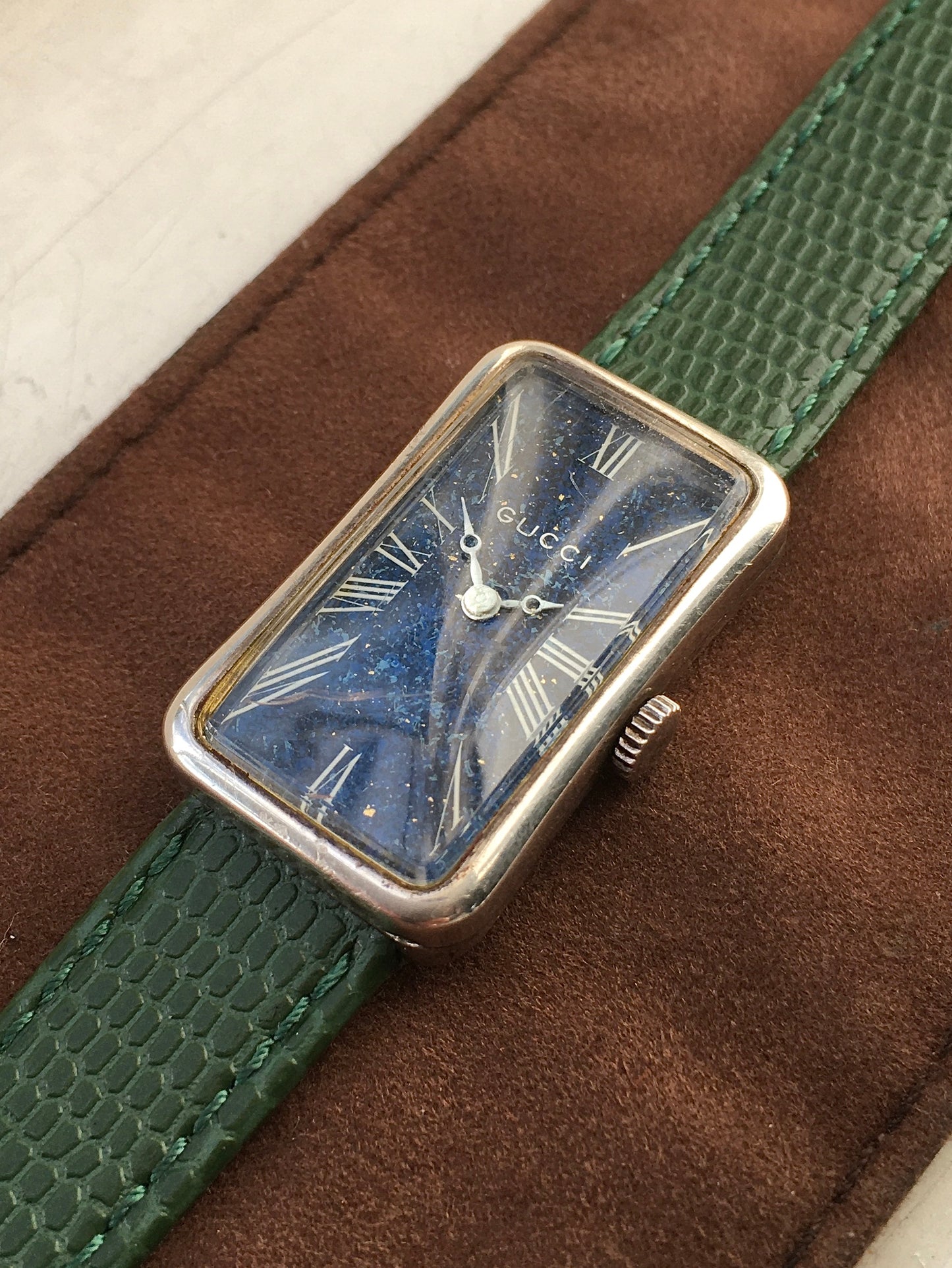 Vintage 1980s Silver Gucci
