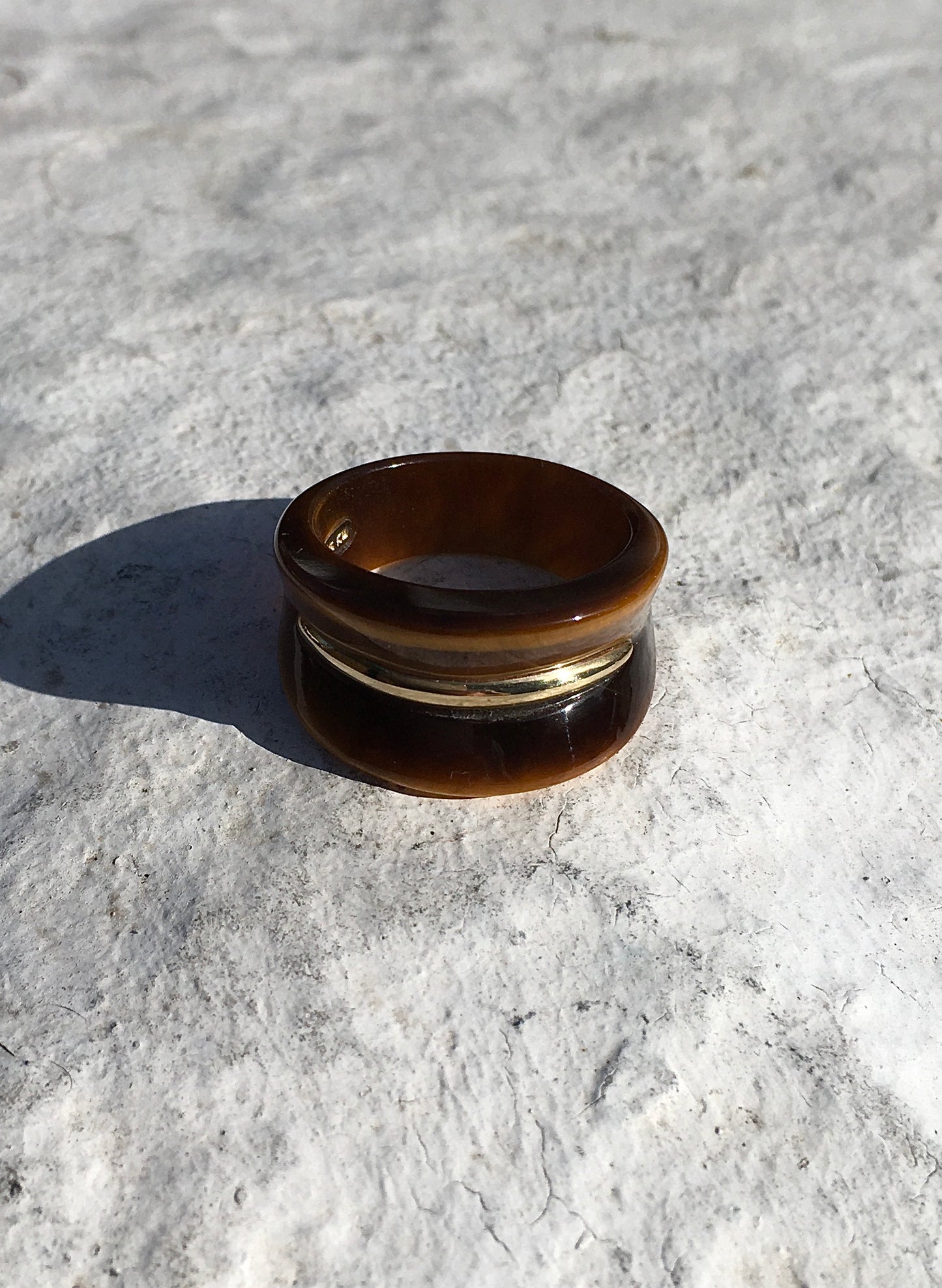 Tiger’s Eye & 9ct Gold Ring