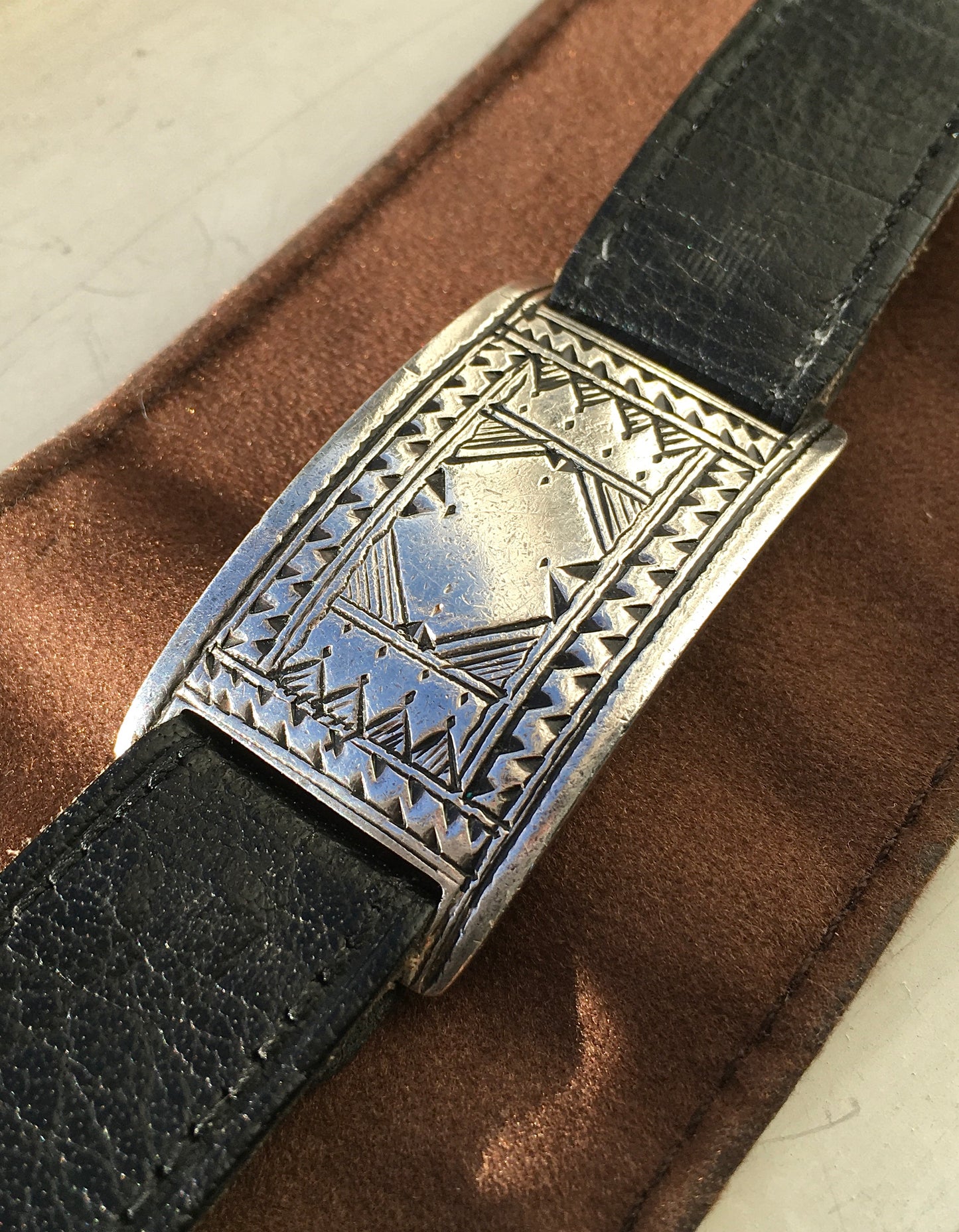 Vintage Sterling Silver ‘Touareg’ Hermès Bracelet