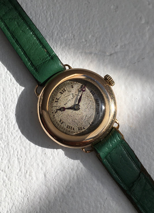 Antique 1920s 9ct Gold Movado