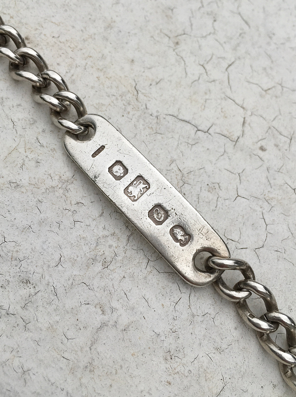 Vintage 1970s Identity Curb Link