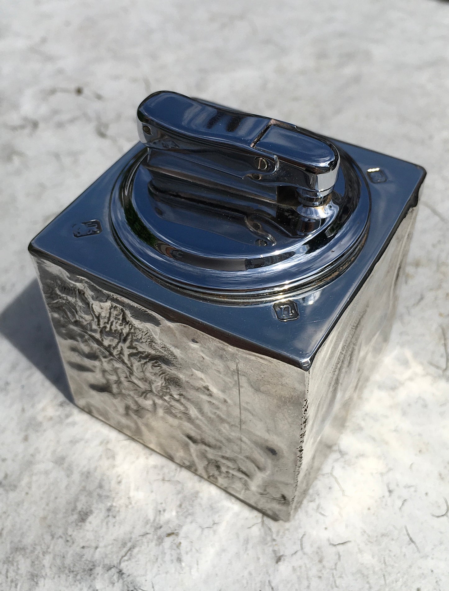 Vintage 1960s Sterling Silver Table Lighter