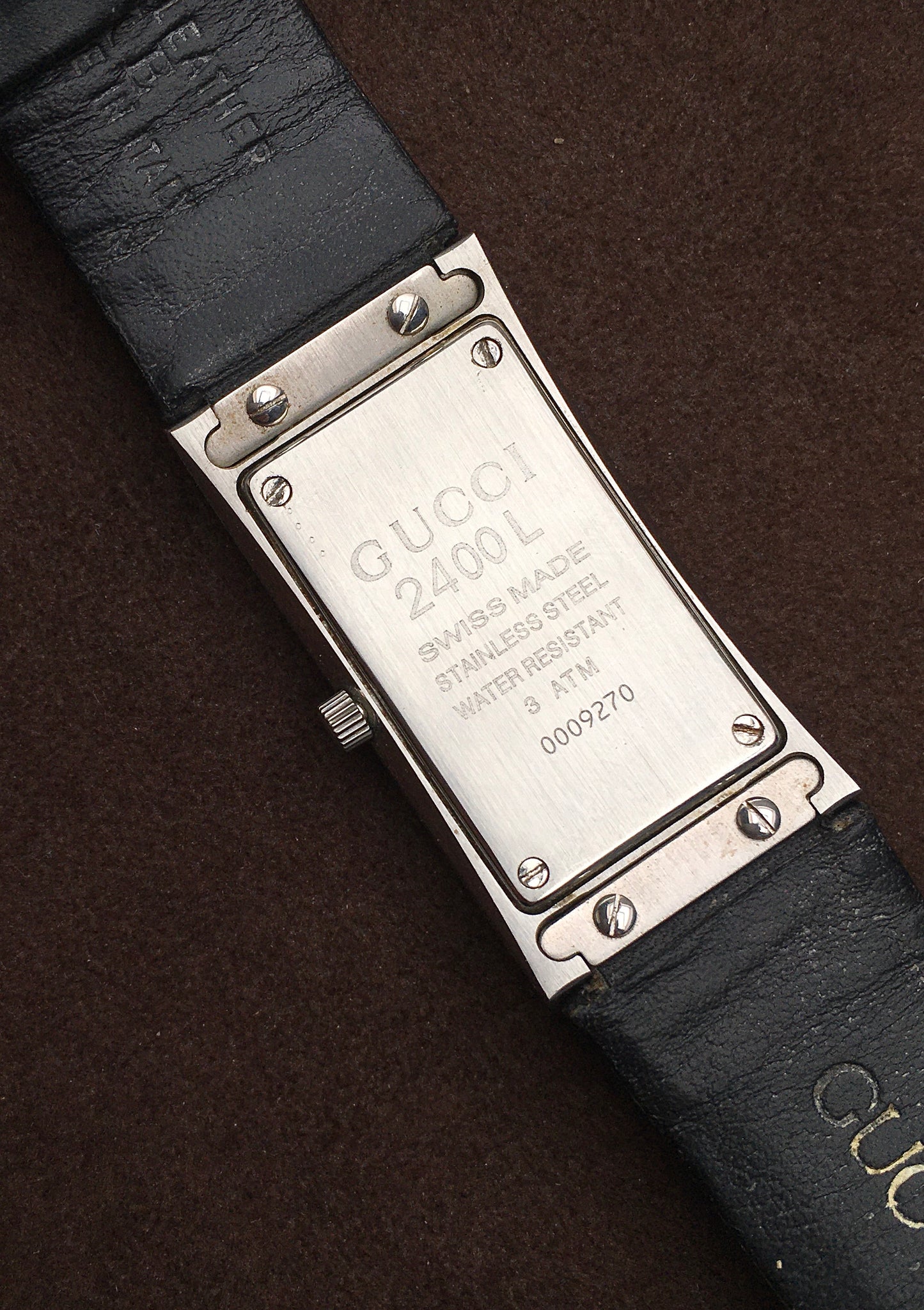 1990s Stainless Steel Gucci Watch