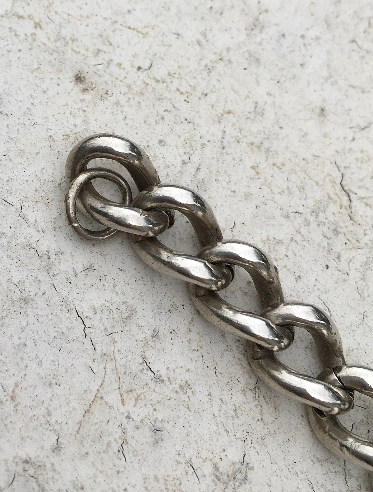 Vintage 1970s Identity Curb Link