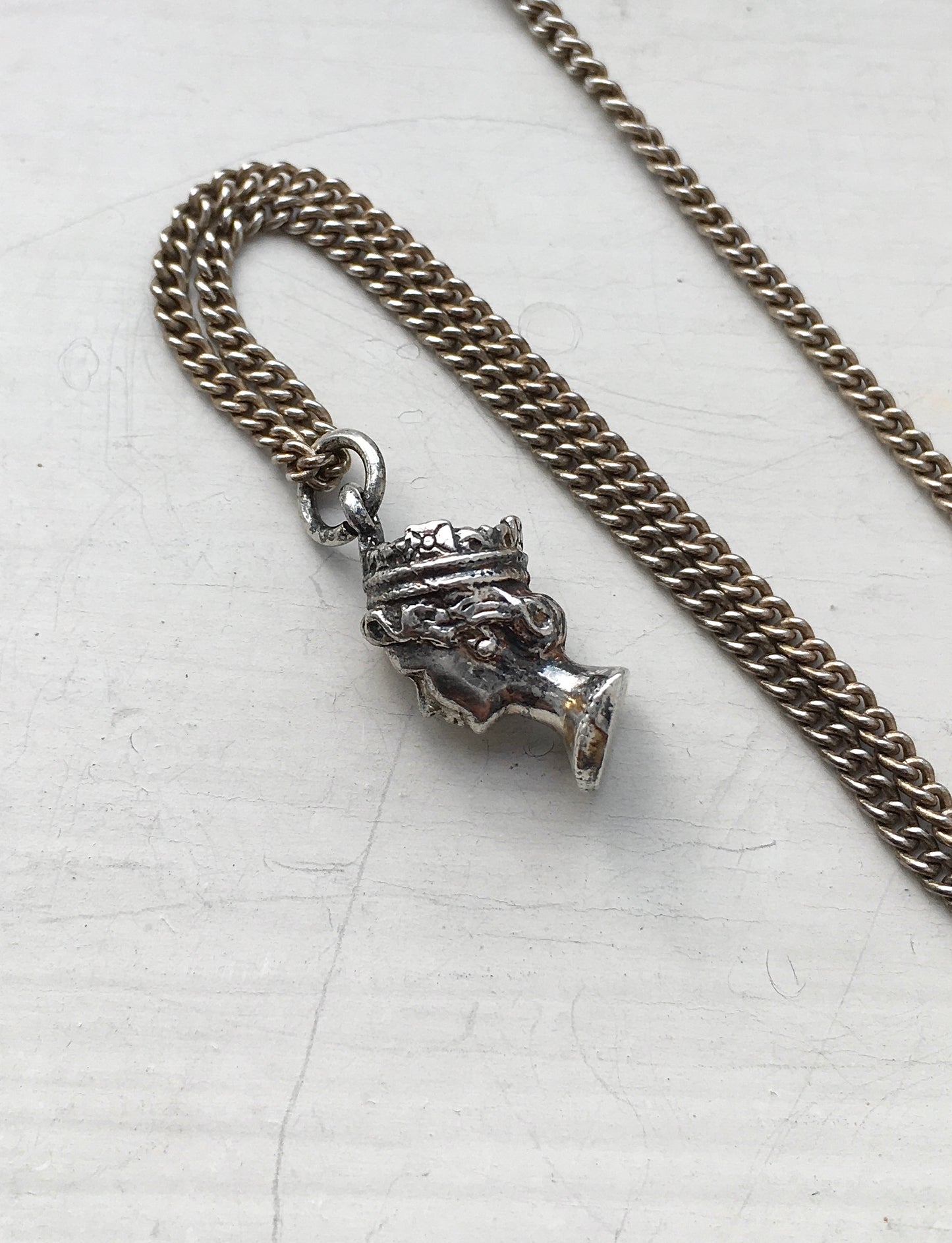 1970s Sterling Silver Jubilee Necklace