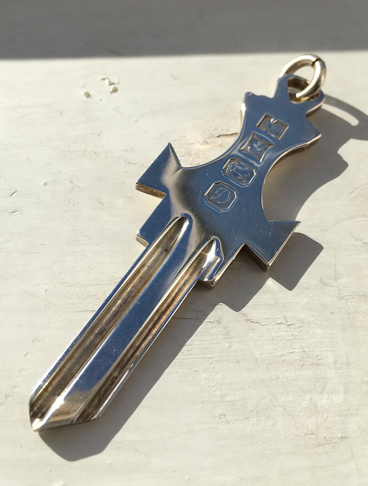 Vintage 1970s Sterling Silver Key Ingot