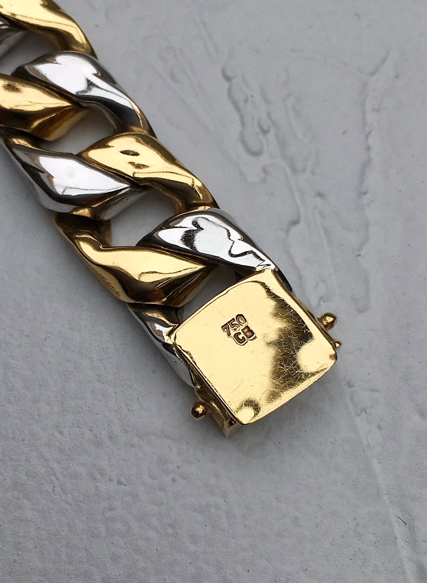 18k Bicolour Bucherer Curb Link