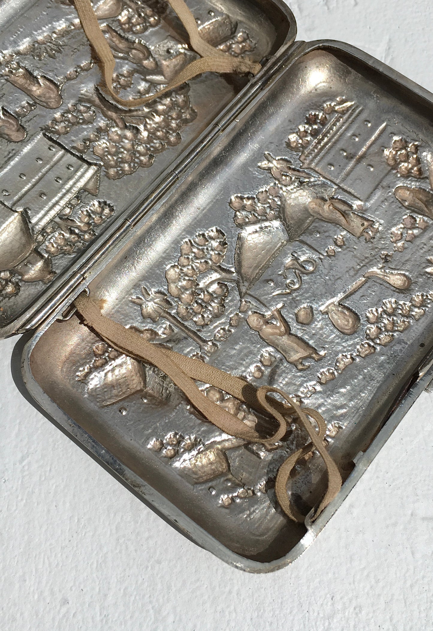 Antique Silver Cigar Case