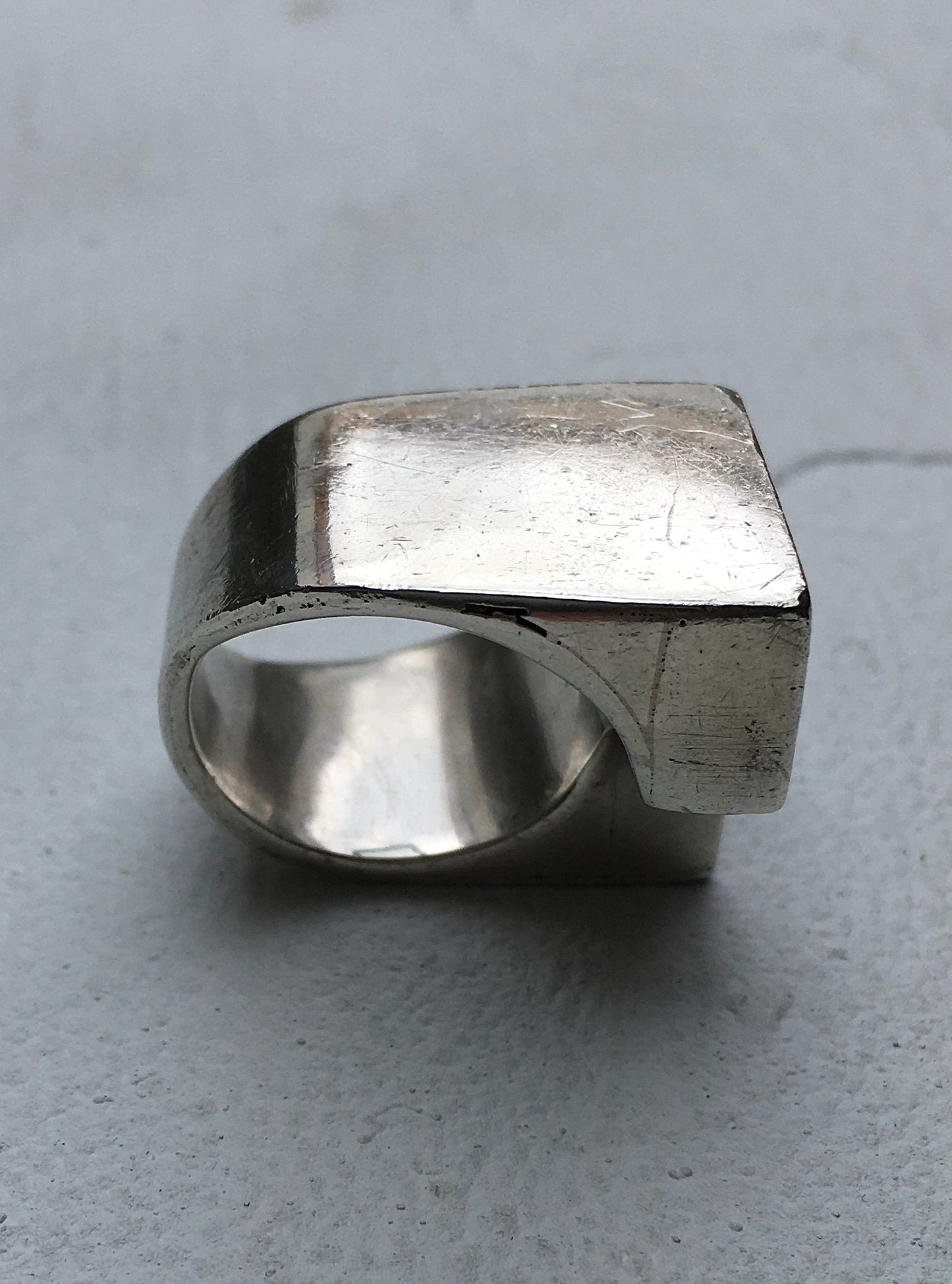 Vintage Sterling Silver Opal Ring