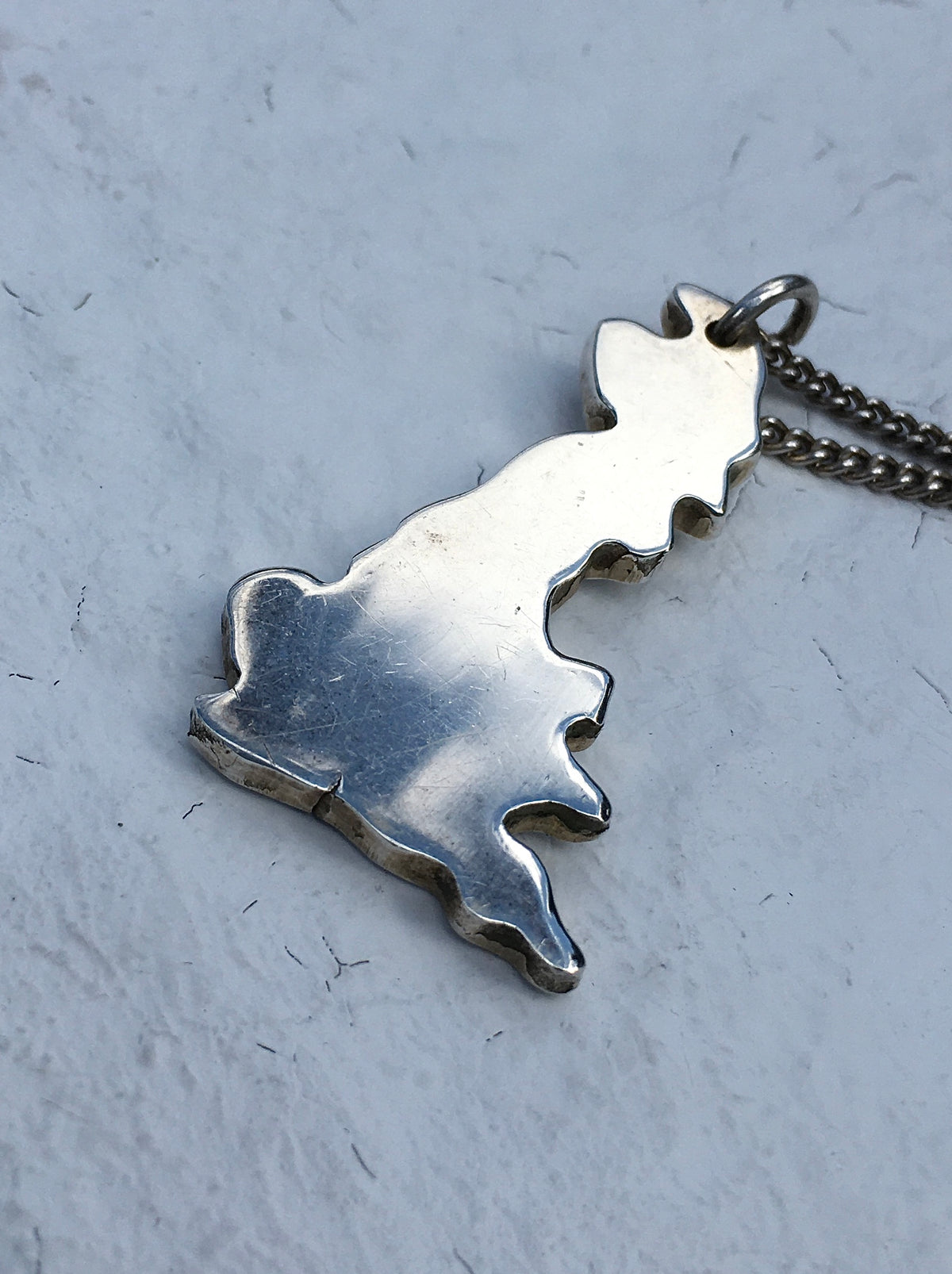 Vintage 1970s Sterling Silver GB Ingot