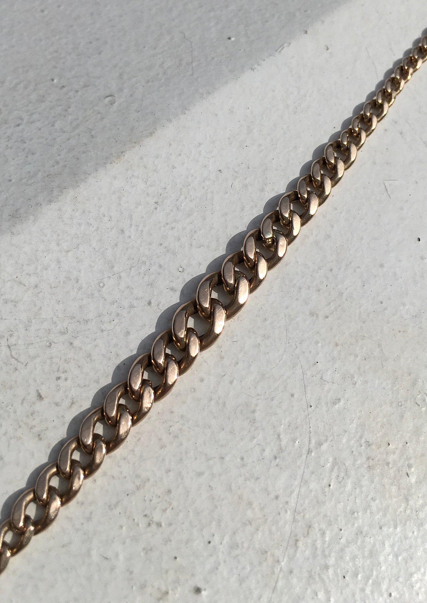 9ct Rose Gold Curb Link