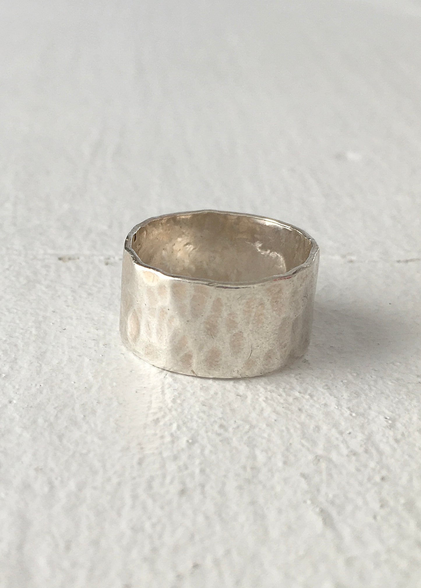 Sterling Silver Hammered Ring