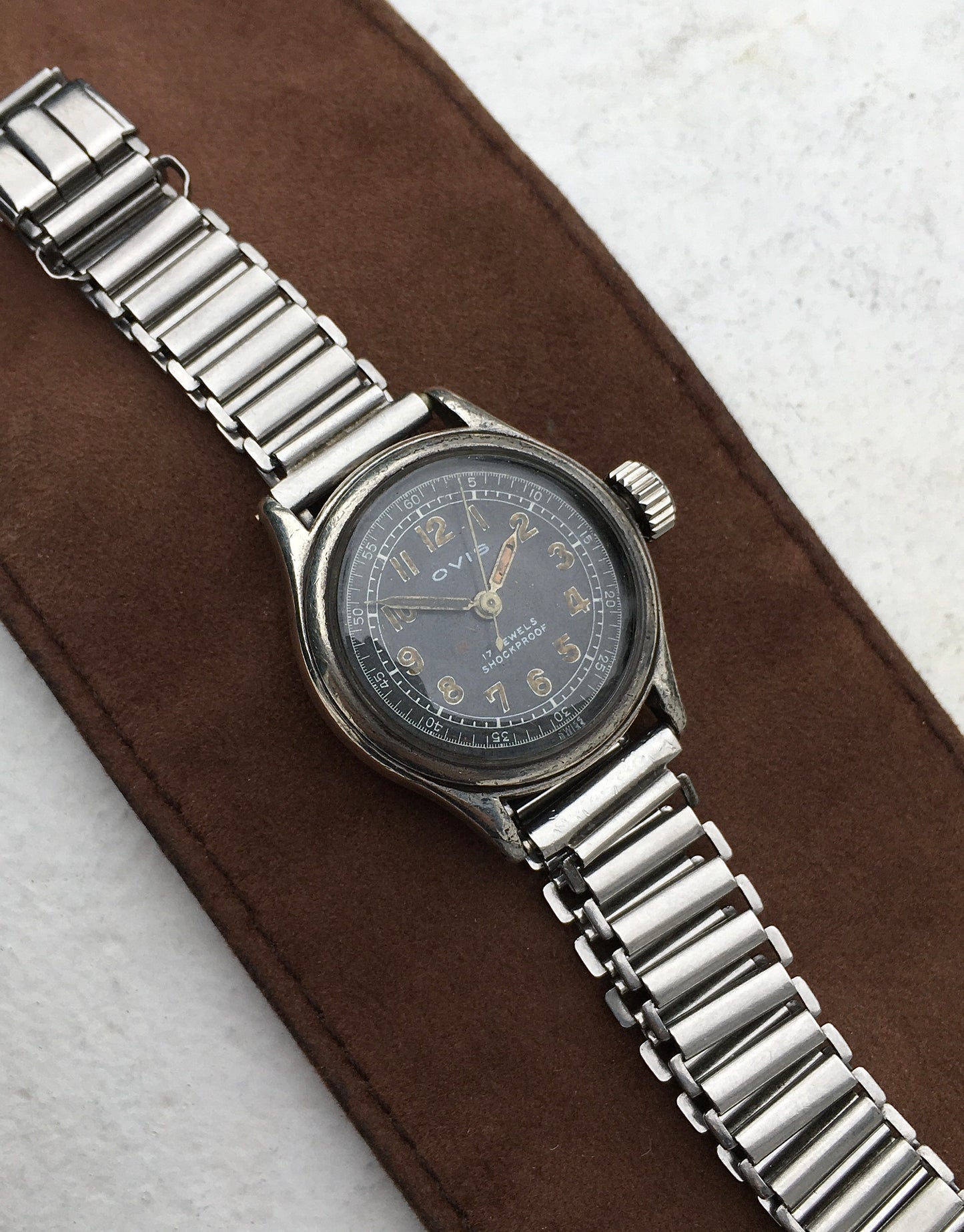 Vintage Sterling Silver Military Ovis