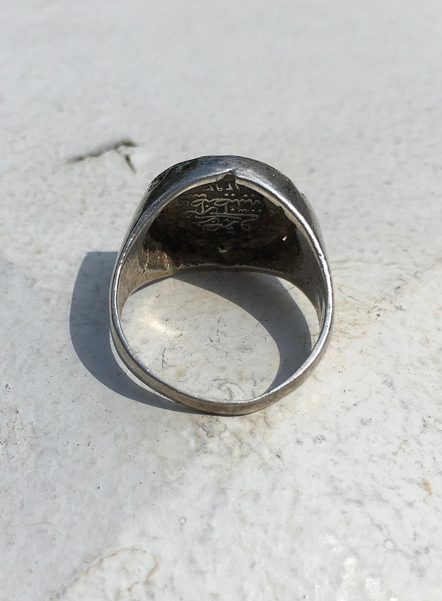 Vintage Sterling Silver Coin Ring