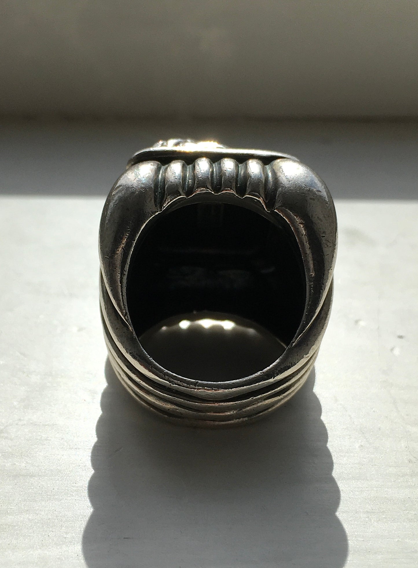 Sterling Silver Relief Ring