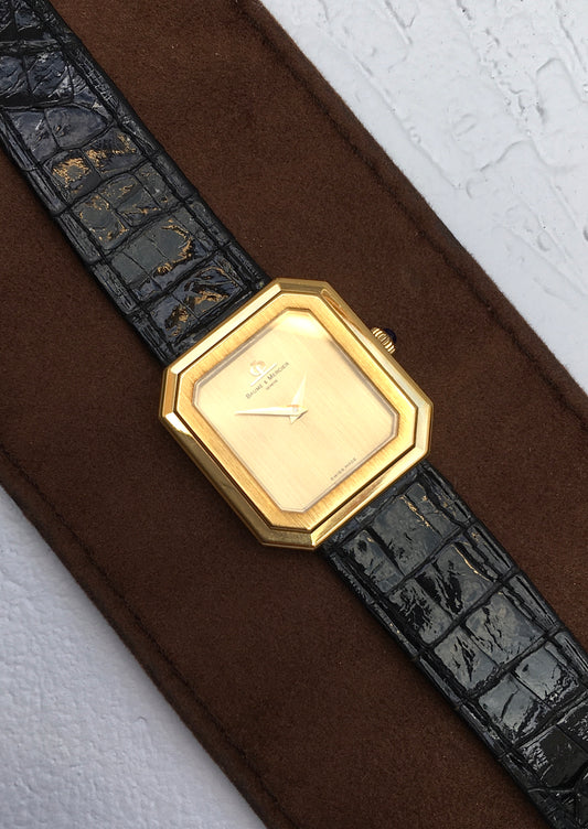 1980s 18k Baume & Mercier