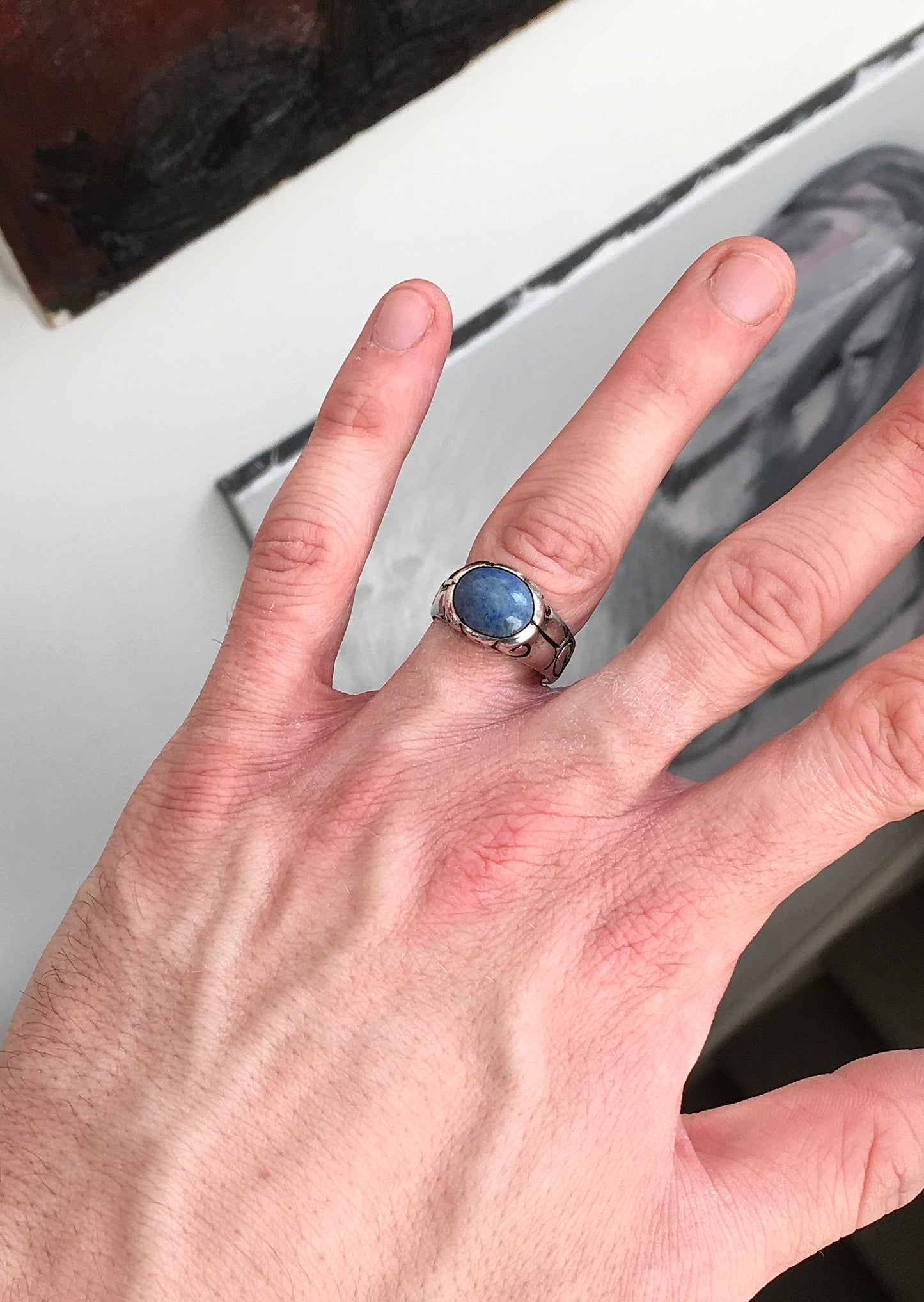 Sterling Silver Lapis Lazuli Ring