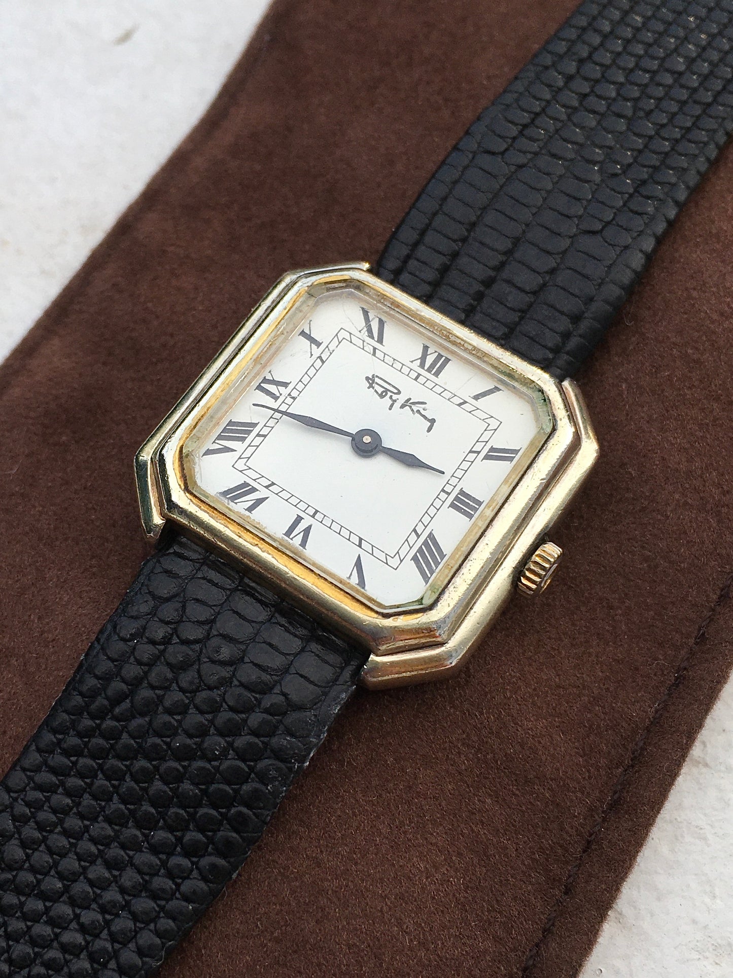 Vintage 1970s Sterling Silver Roy King Wristwatch