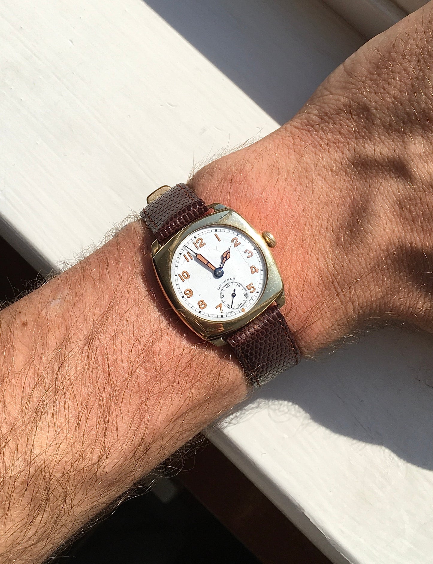 Vintage 1940s 9ct Gold Longines