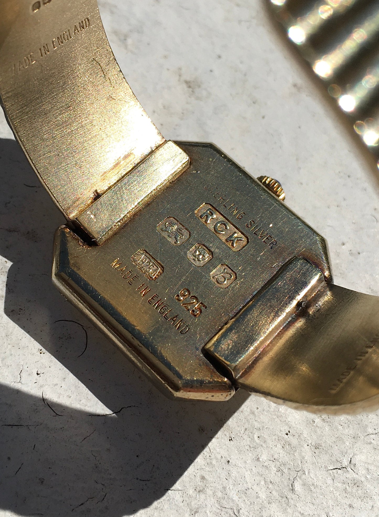 Vintage 1970s Sterling Silver Vermeil Roy King